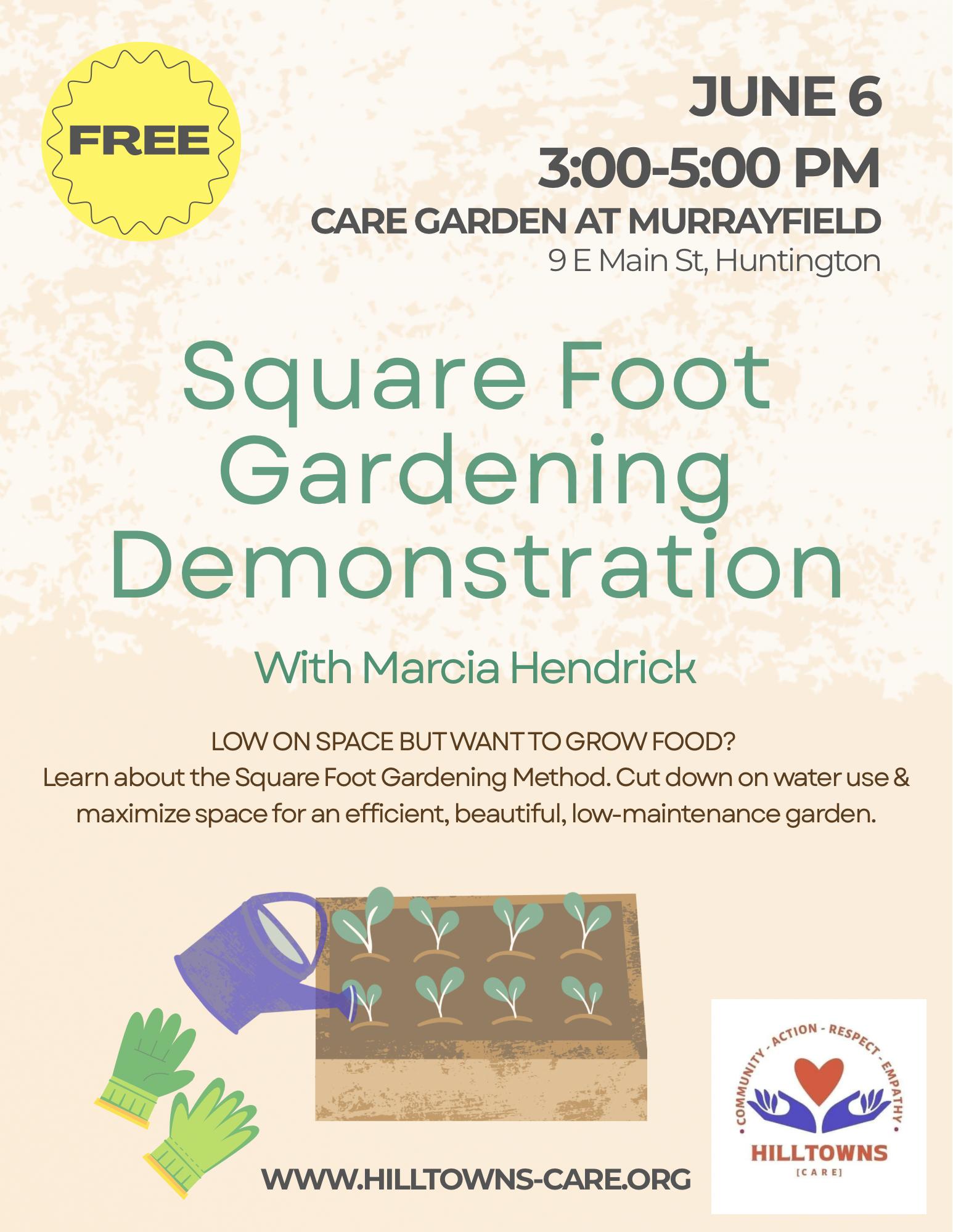 Square Foot Gardening Demonstration