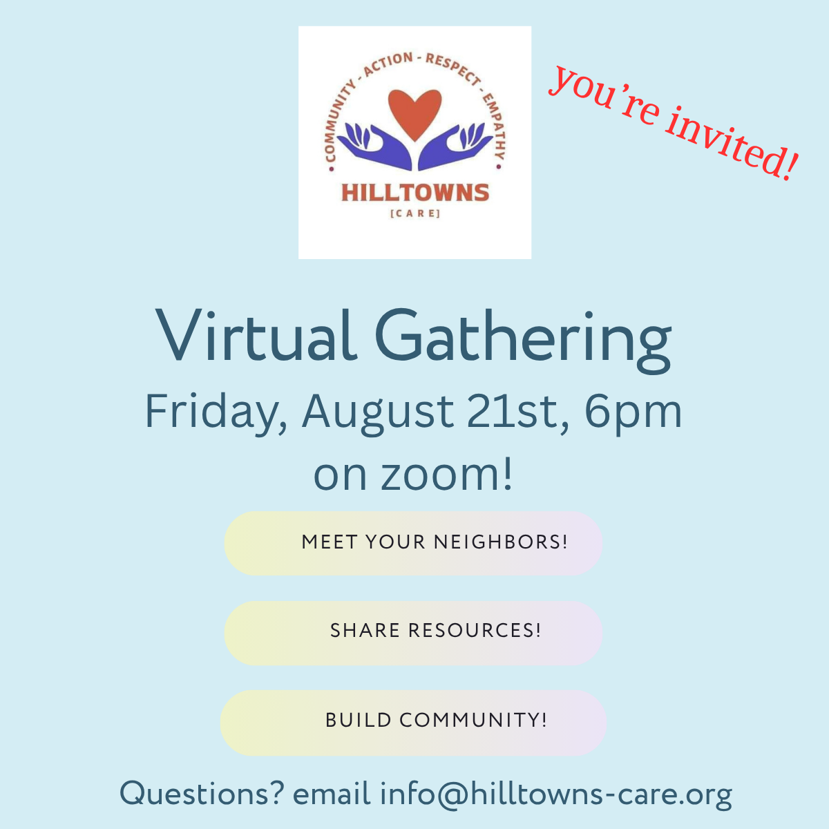 August Virtual Gathering