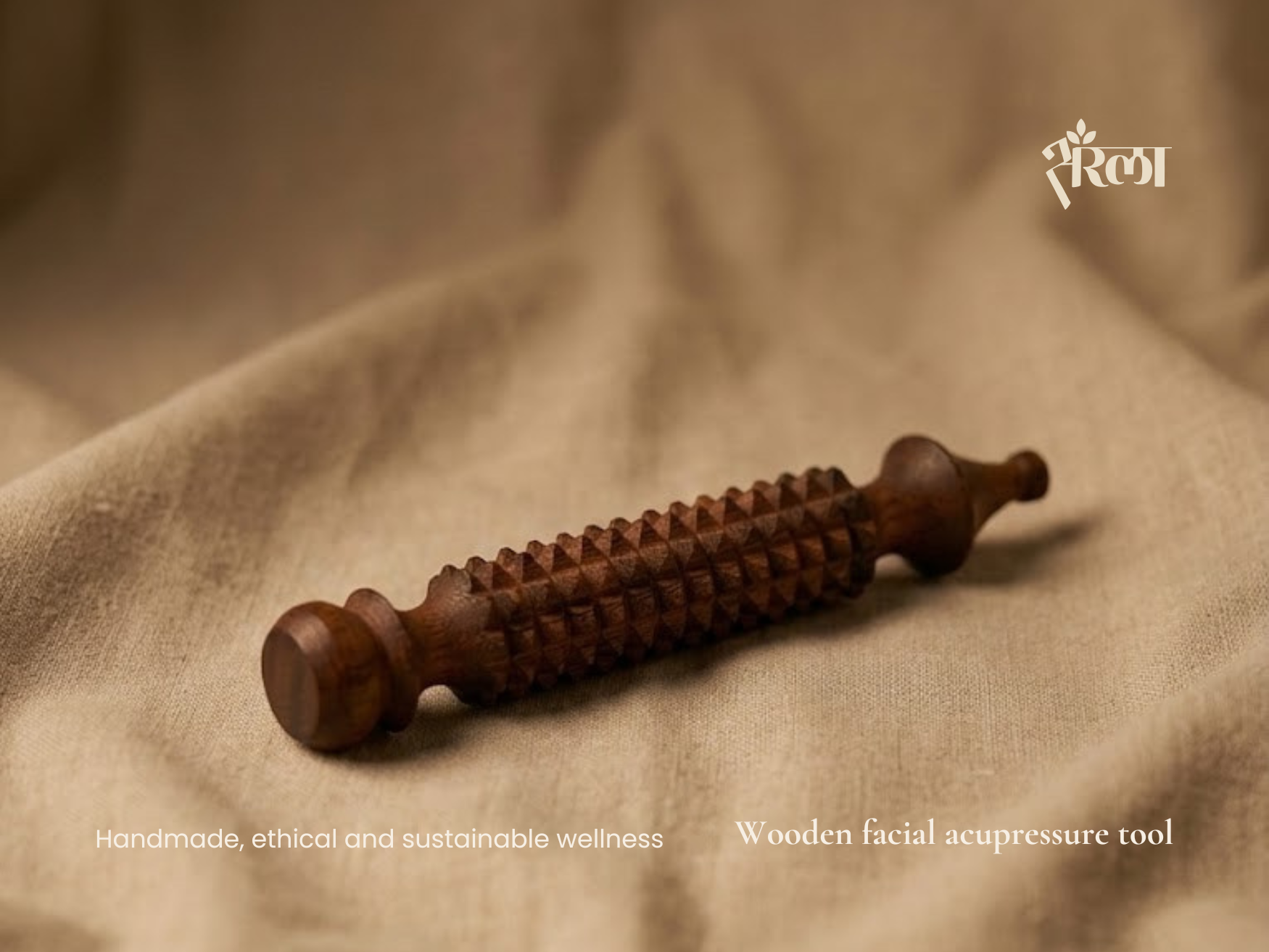 Wooden Facial Acupressure Tool