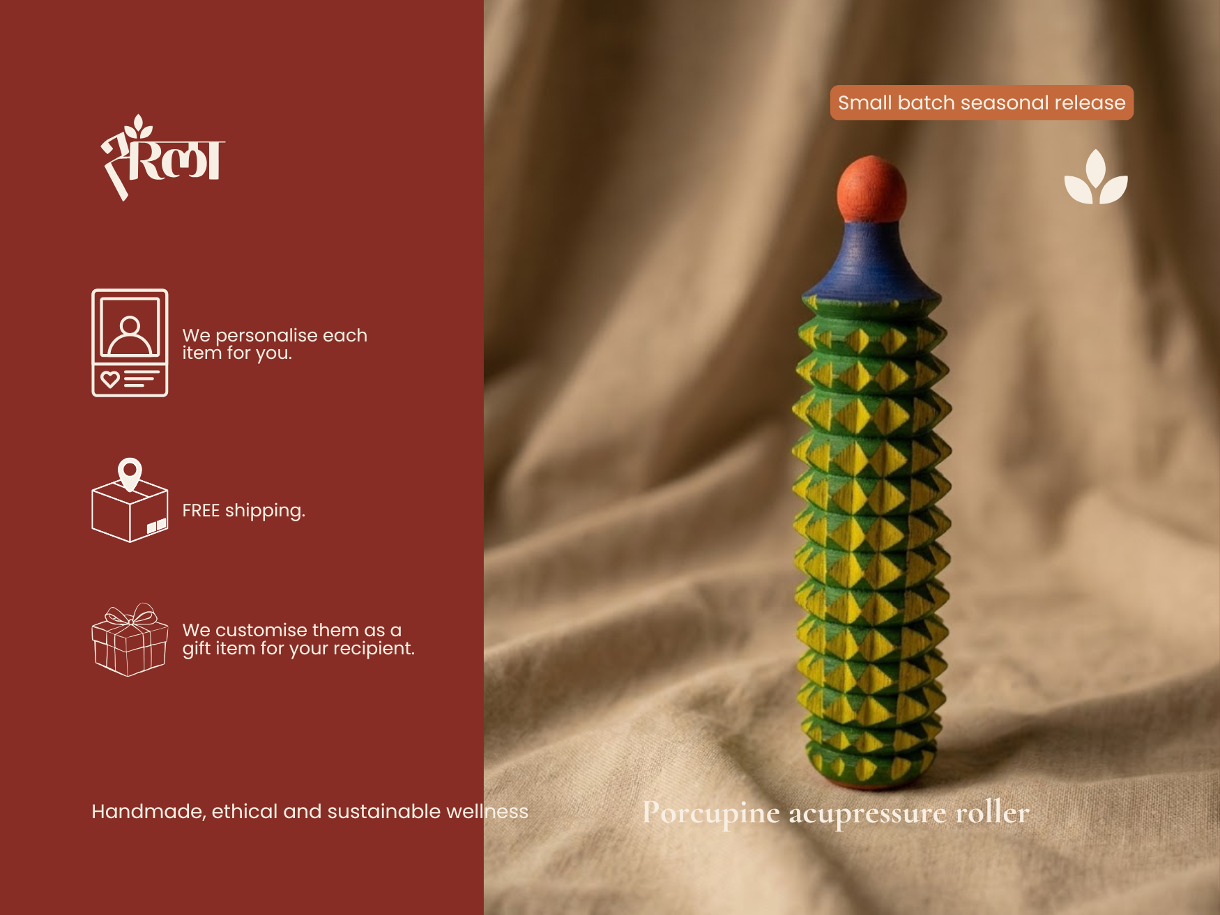 Porcupine Acupressure roller
