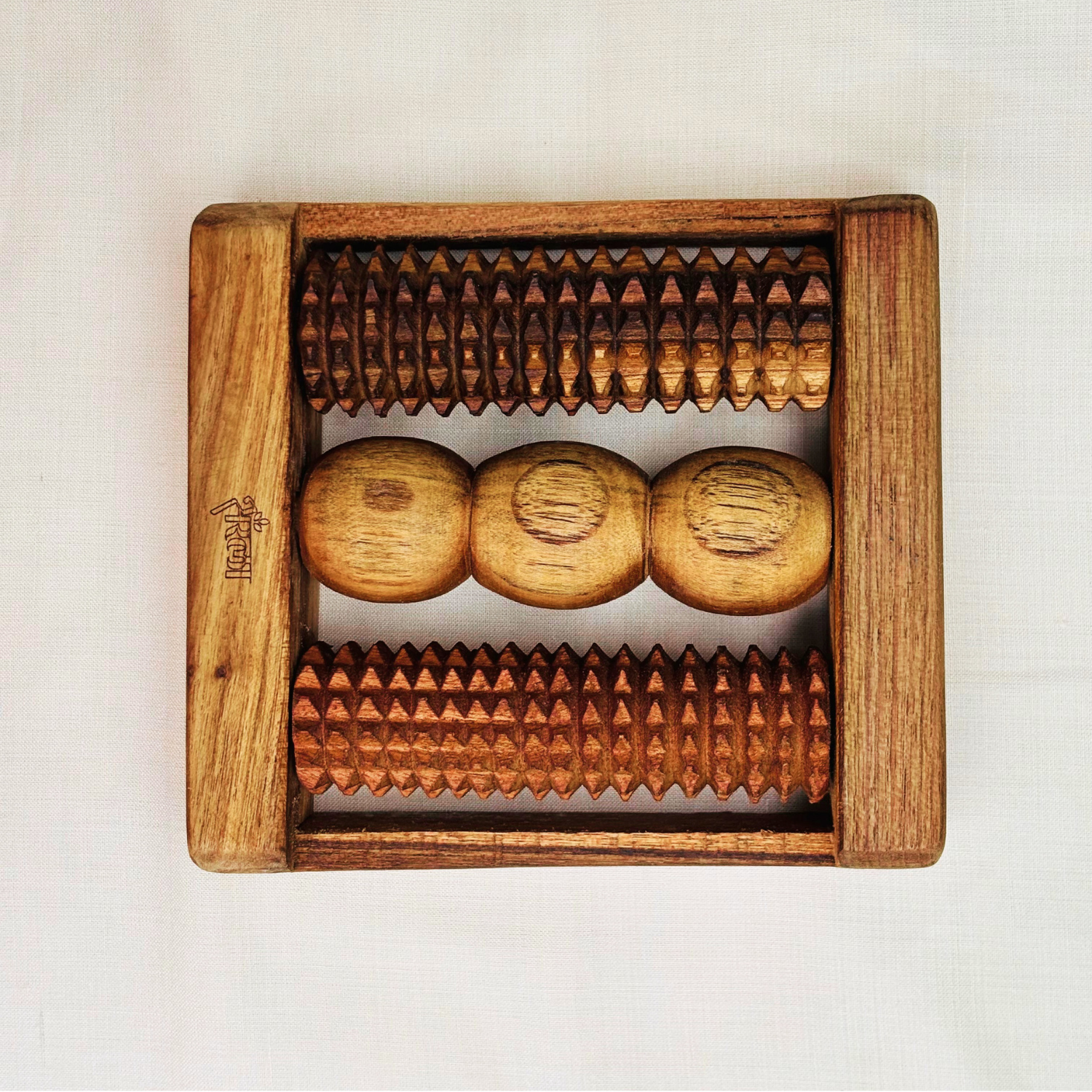 Wooden Feet Reflexology Roller