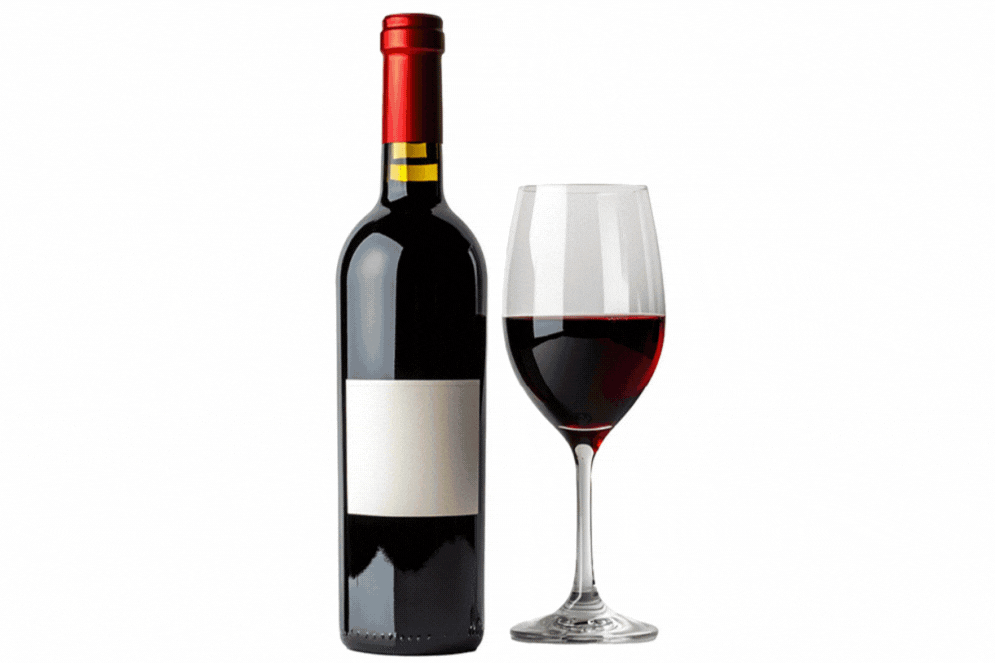 Rotating images of wines and spirits reflecting Peter Igels wine and spirt categories.