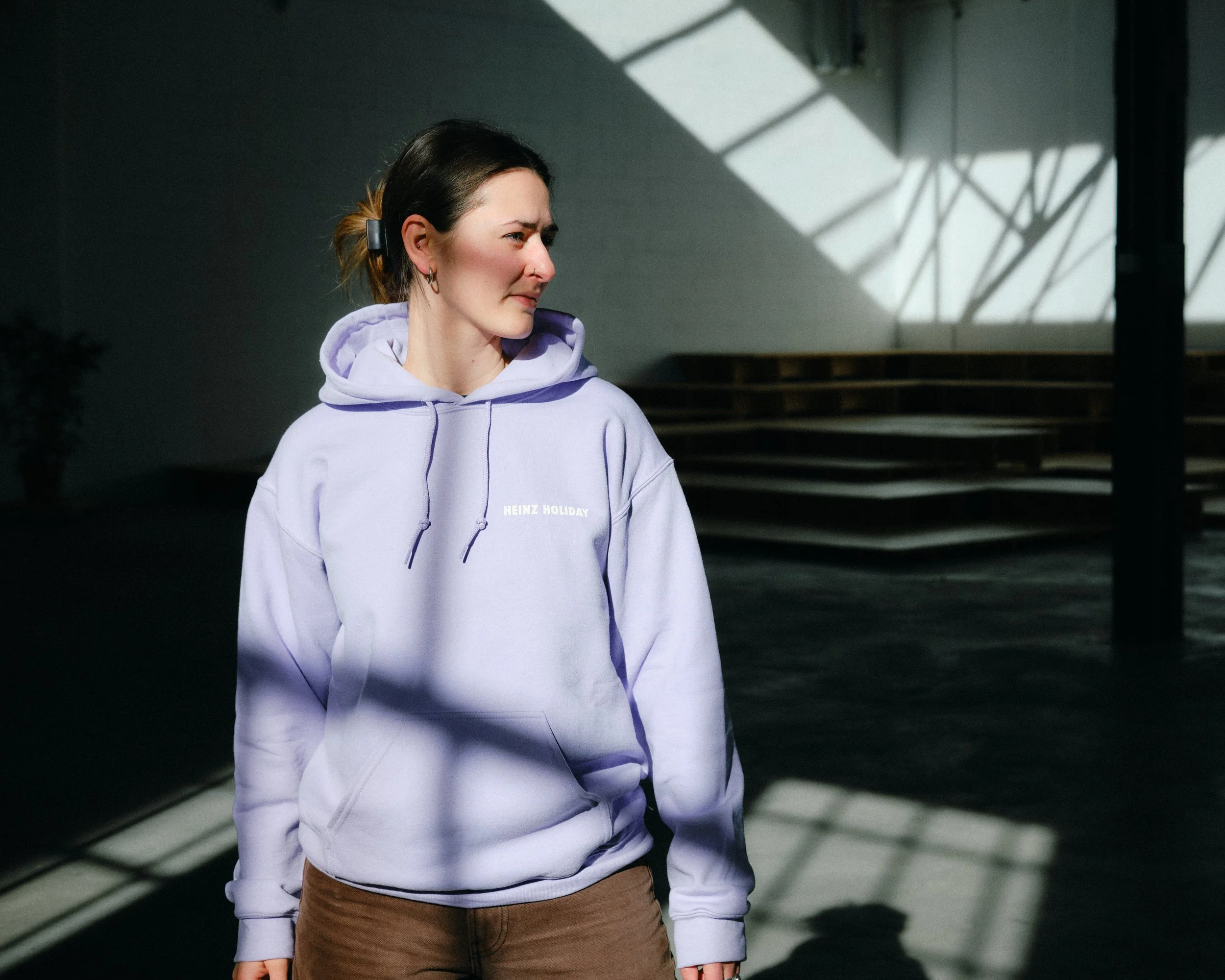 Hoodie - Orchideen Violett