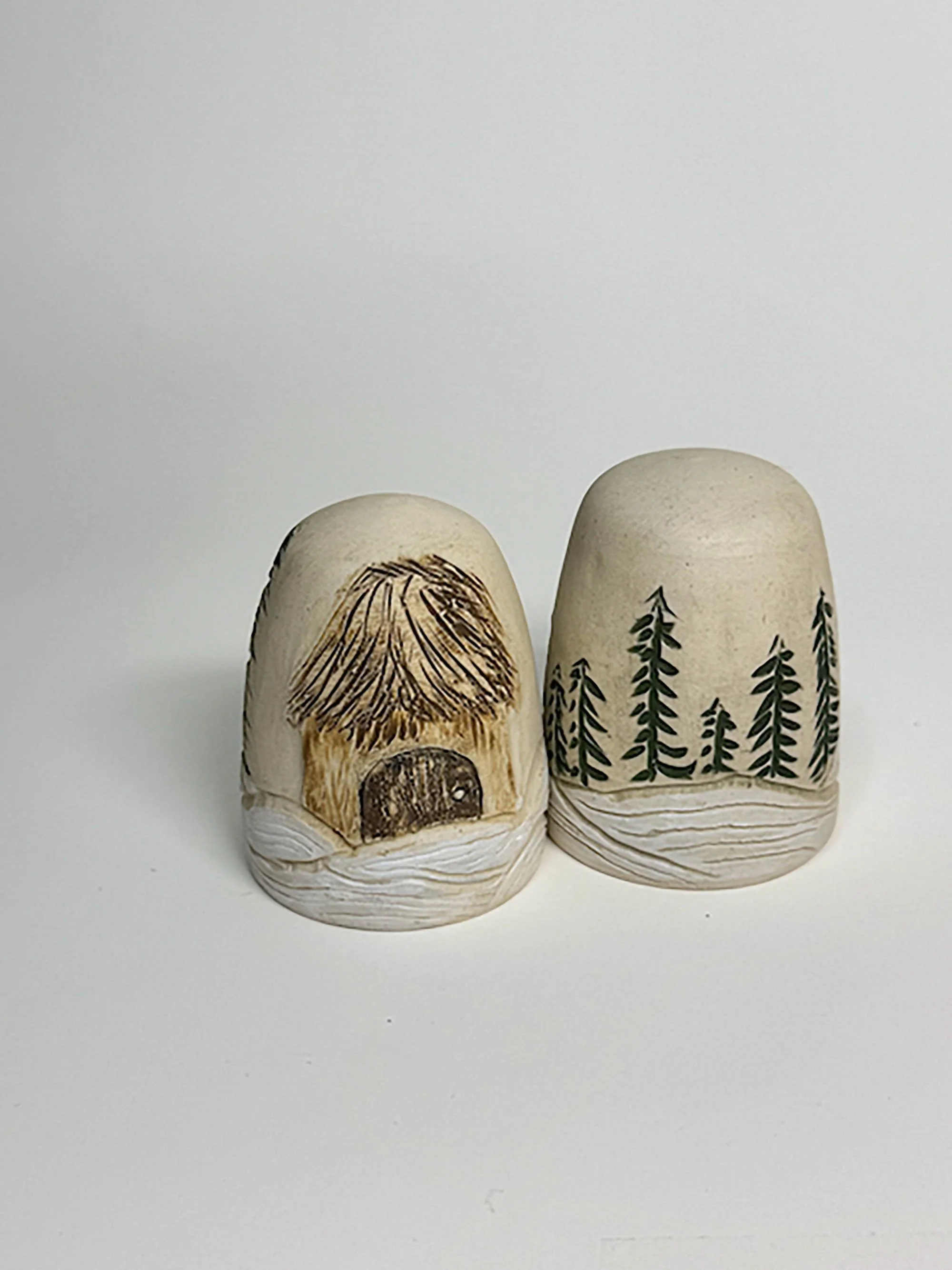 Whimsical secret salt & pepper shakers