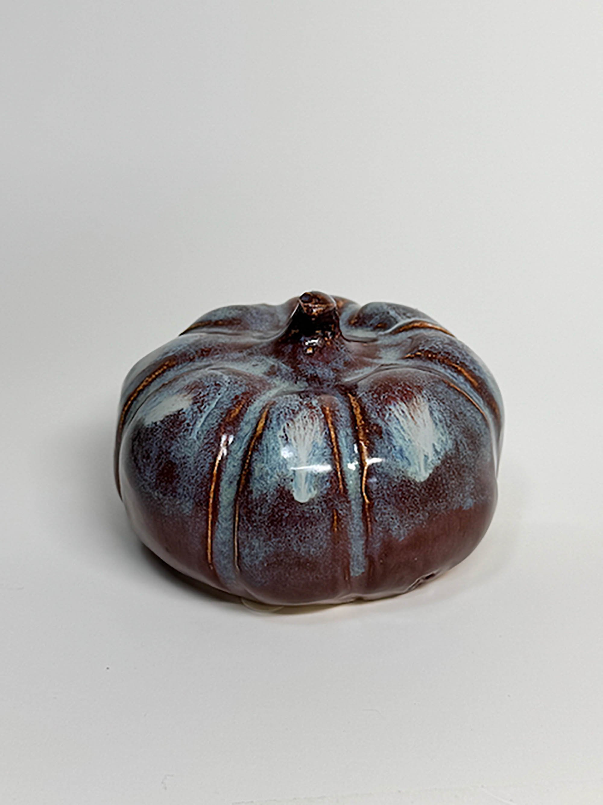 Decorative pumpkin in rich hues