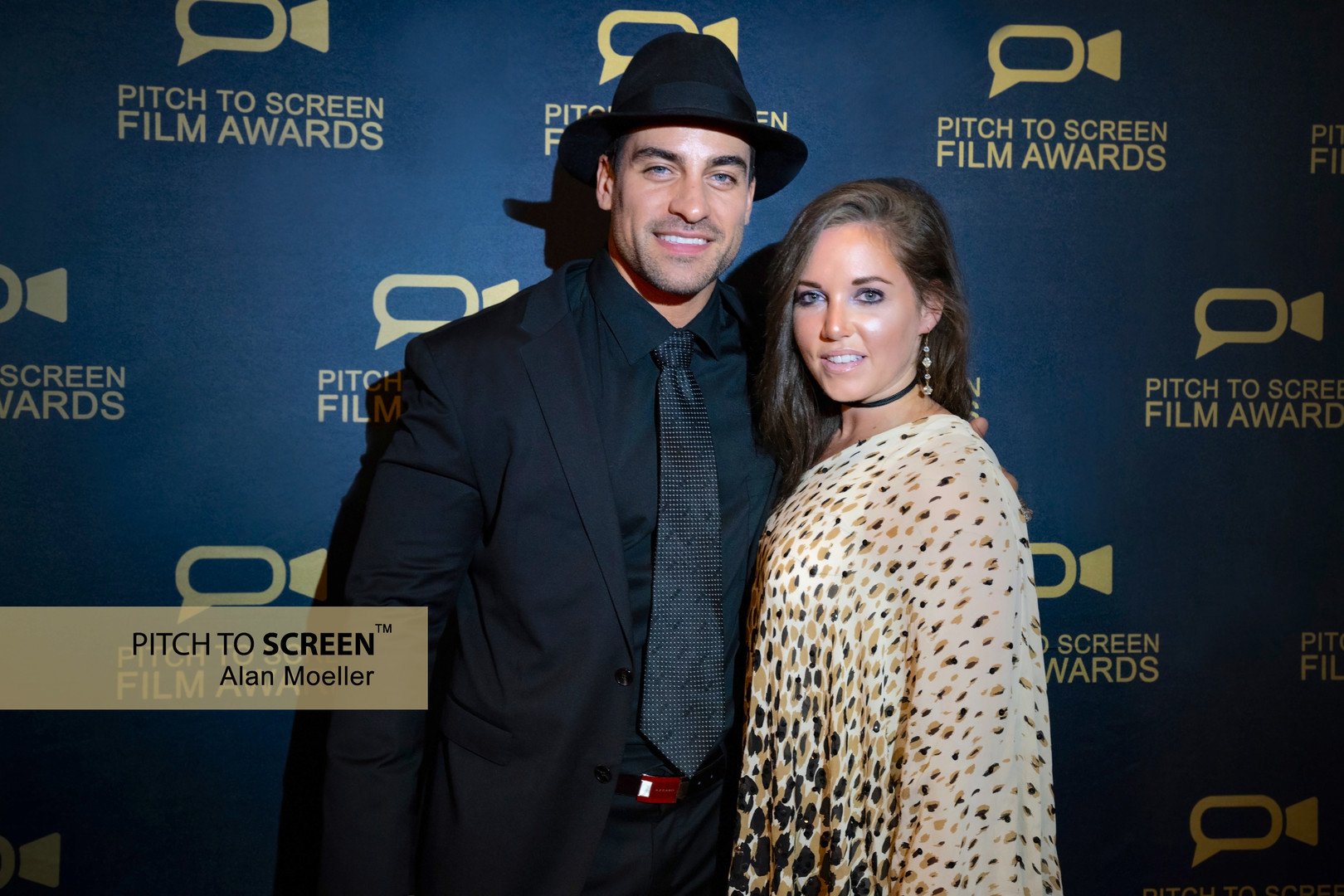 Our guests Thomas Canestraro and Jordyn Kessel at the Pitch to Screen® Film Festival Red Carpet Reception at Film at Lincoln Center in New York City.