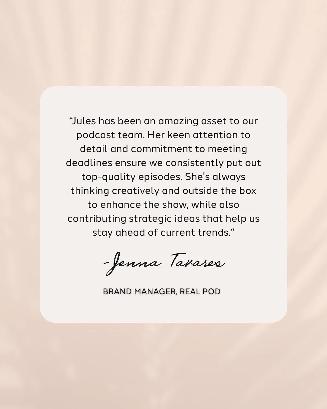 Client Spotlight @realpod 🎤

There&rsquo;s nothing better than working with clients whose mission deeply aligns with our own&mdash;and that&rsquo;s exactly what it&rsquo;s been like collaborating with Victoria and Jenna on Real Pod.

From powerful m