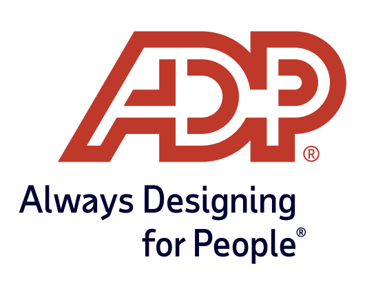 ADP logo with the tagline 'Always Designing for People' underneath.