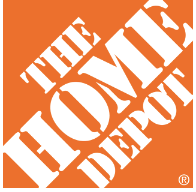 The Home Depot logo with orange background and white text.