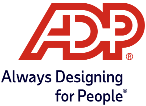 ADP logo with the tagline 'Always Designing for People' underneath.