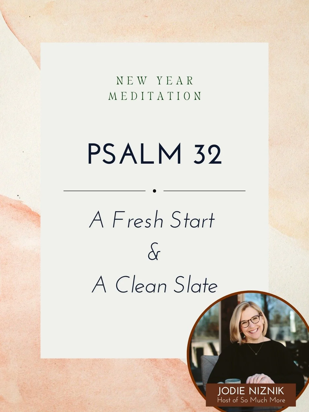 Anyone else longing for a fresh start and a clean slate? 🙋🏼&zwj;♀️

I love Psalm 32 because it reminds us that&rsquo;s exactly what God offers.
When we come to Him&mdash;honestly, with all our mess and struggle&mdash;He meets us with mercy, not jud
