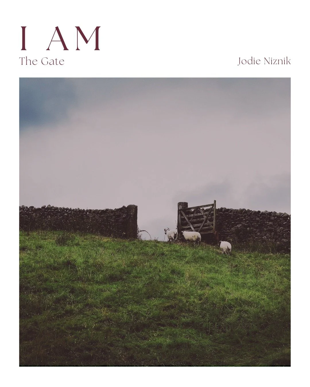 Jesus lovingly guards and protects you. He says it this way:
&ldquo;I am the gate.&rdquo;

In John 10, Jesus describes Himself as the One who protects and leads&mdash;not by force, but by presence. The One who stands watch so we can come in and go ou