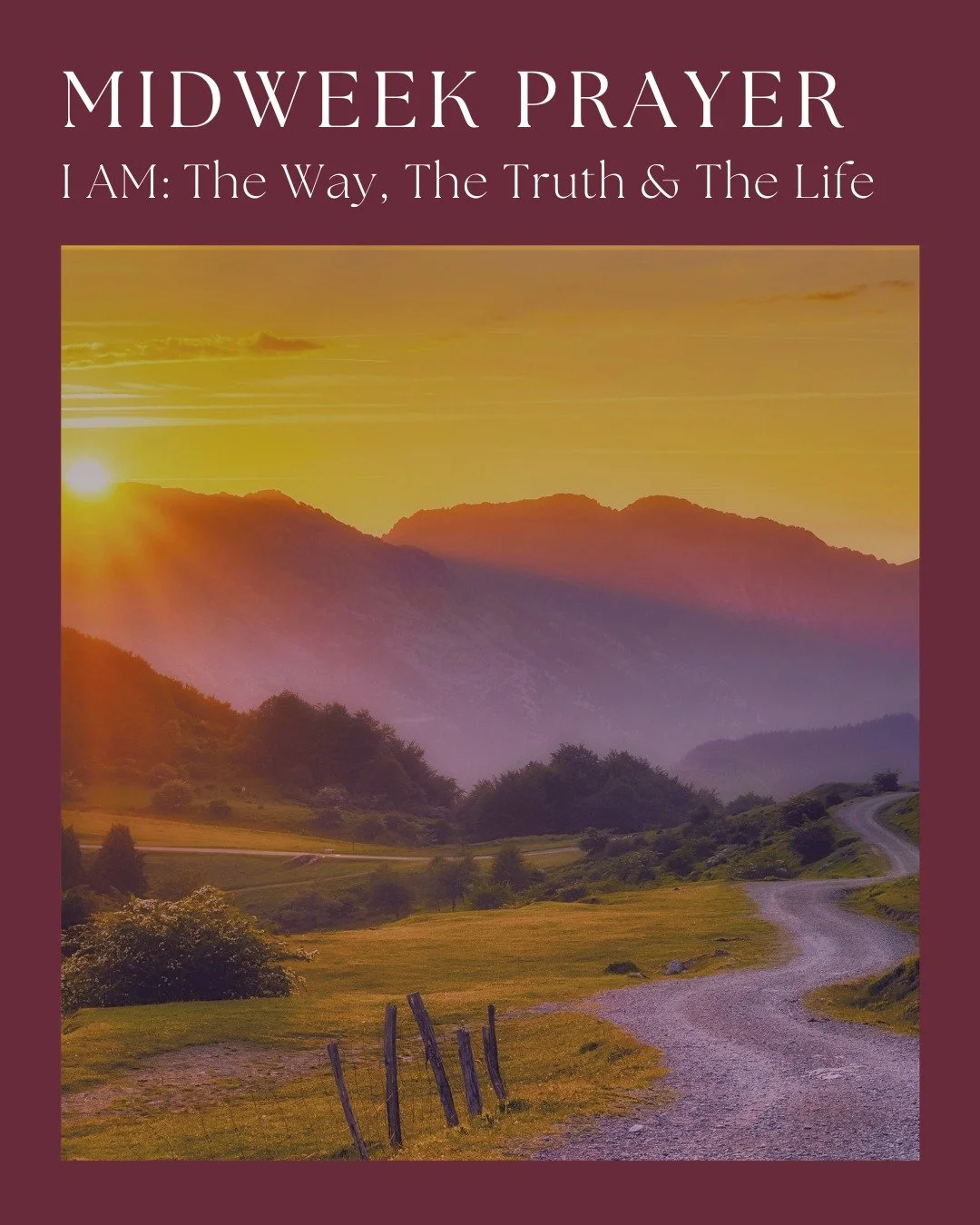 When life feels uncertain, we often wonder which way to go.

In John 14, Jesus says,
&ldquo;I am the way, the truth, and the life.&rdquo;

This short prayer is a pause to bring what&rsquo;s weighing on your heart before God and remember that you are 