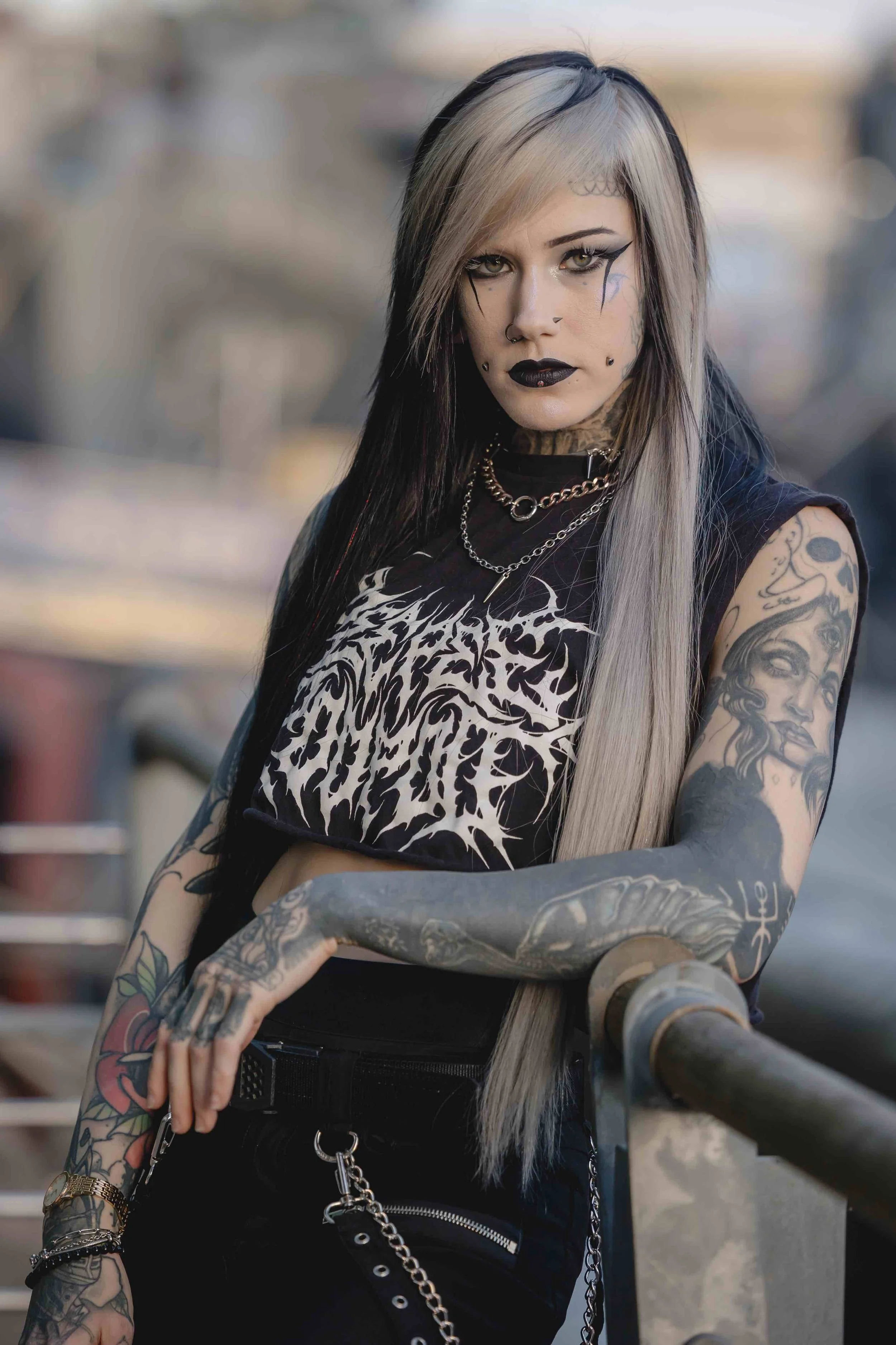 Jordy LeVea, tattoo artist at Sink or Swim Tattoo and Piercing in Niagara Falls, N