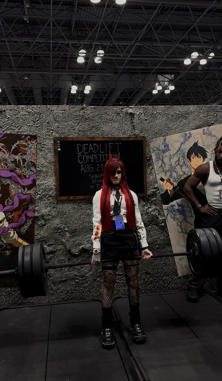jordy dead lifting 265 pounds at the gym
