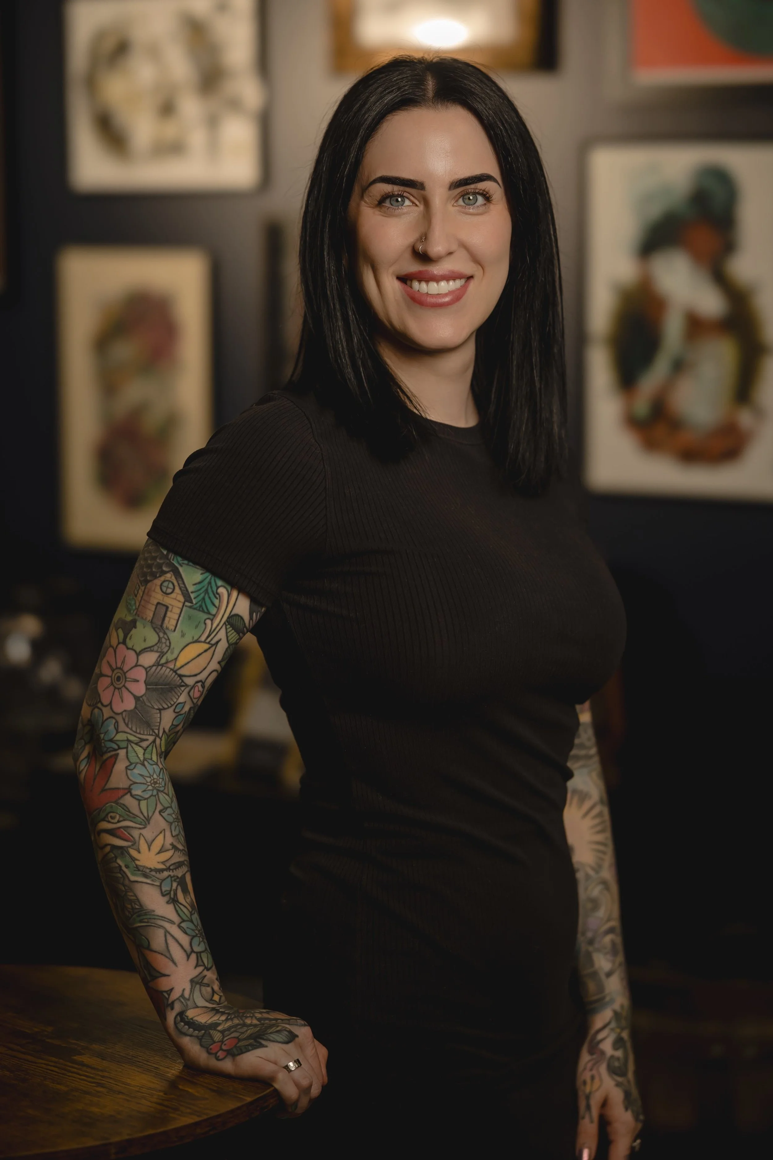 Shannon Kuzara, tattoo artist at Sink or Swim Tattoo and Piercing in Niagara Falls, NY