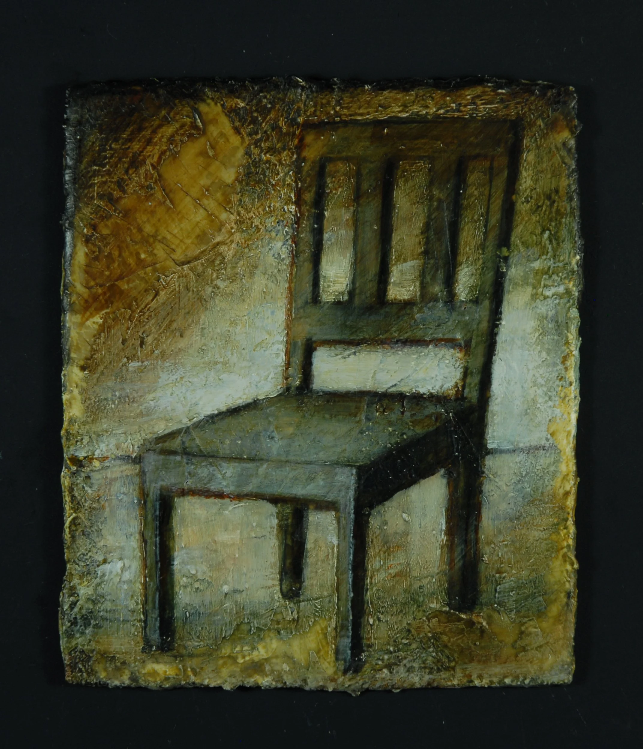 Chair 1, 11cm x 9cm, acrylic, wax