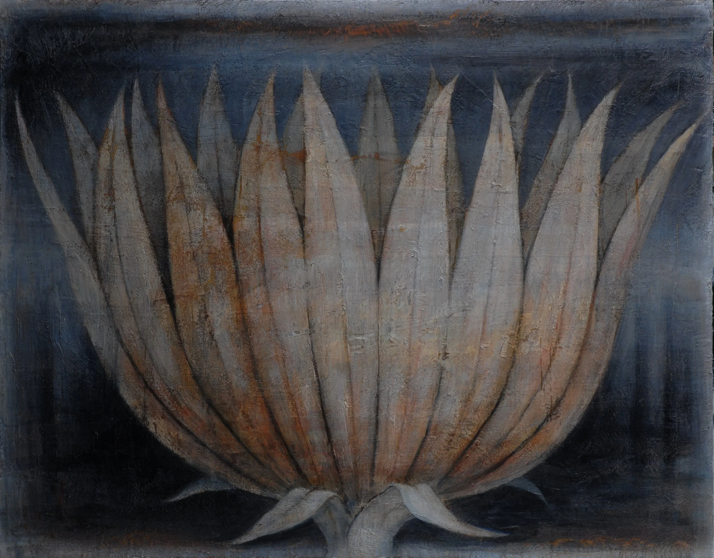 Flower 1
110cm x 140cm
Oil, acrylic, wax