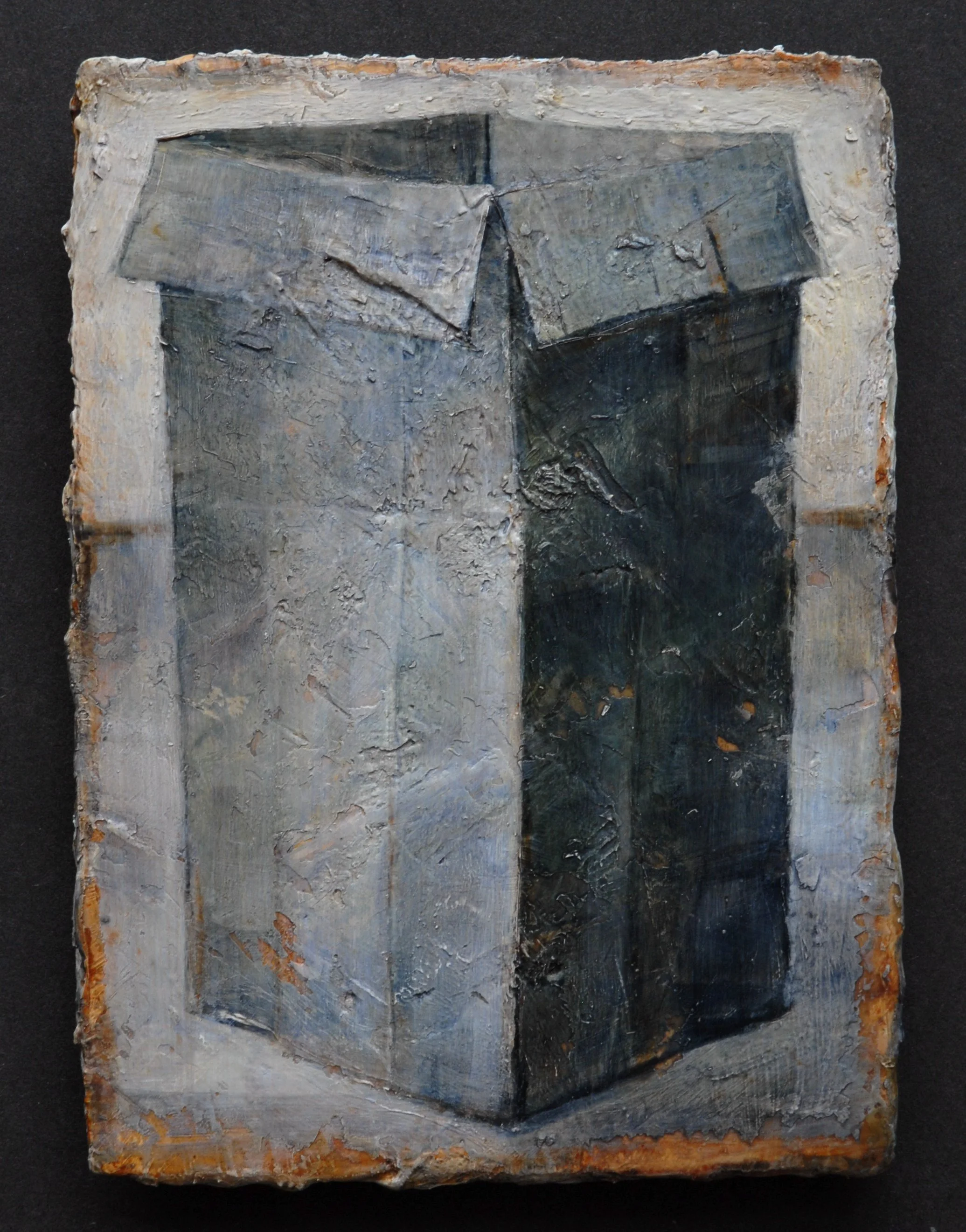 Box 2, 17cm x1 2cm, acrylic, wax