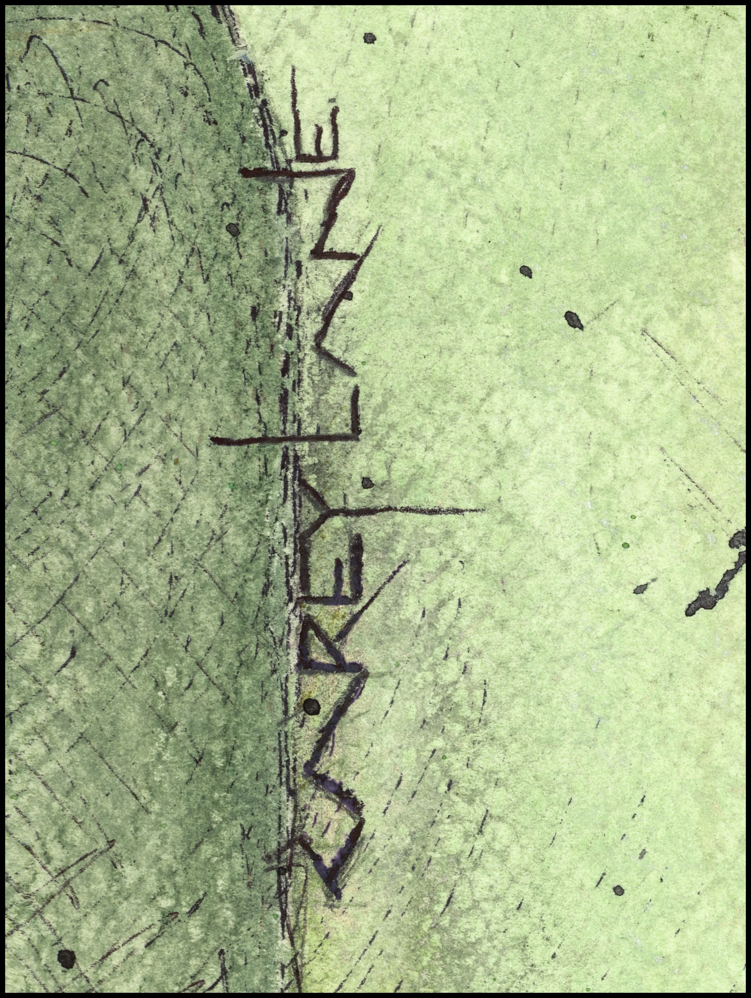 Fine art print of Hole #1 “Carey Lane” at Prairie Dunes Country Club by Charcoal Golf.