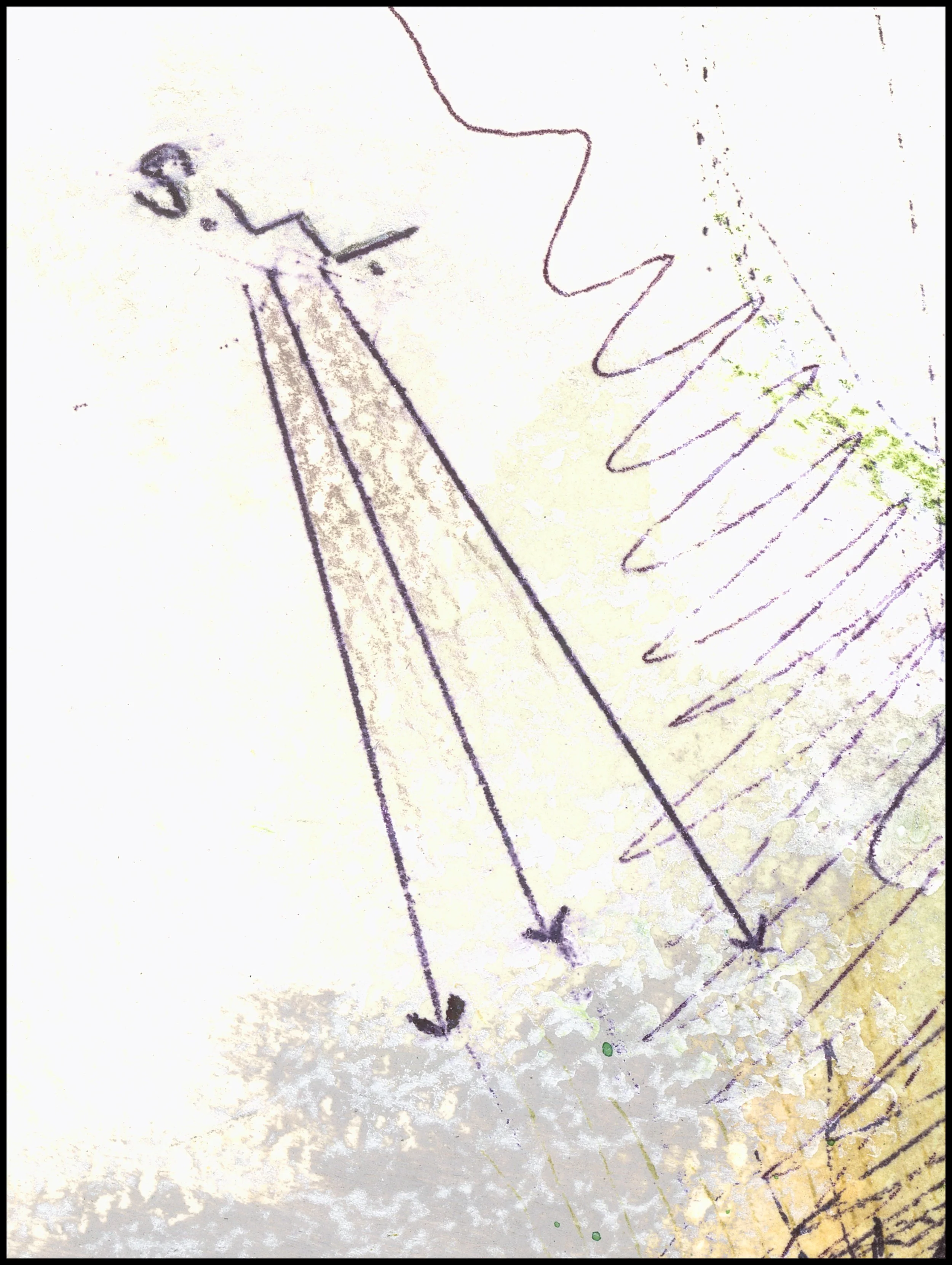 Fine art print of Hole #1 “Carey Lane” at Prairie Dunes Country Club by Charcoal Golf.