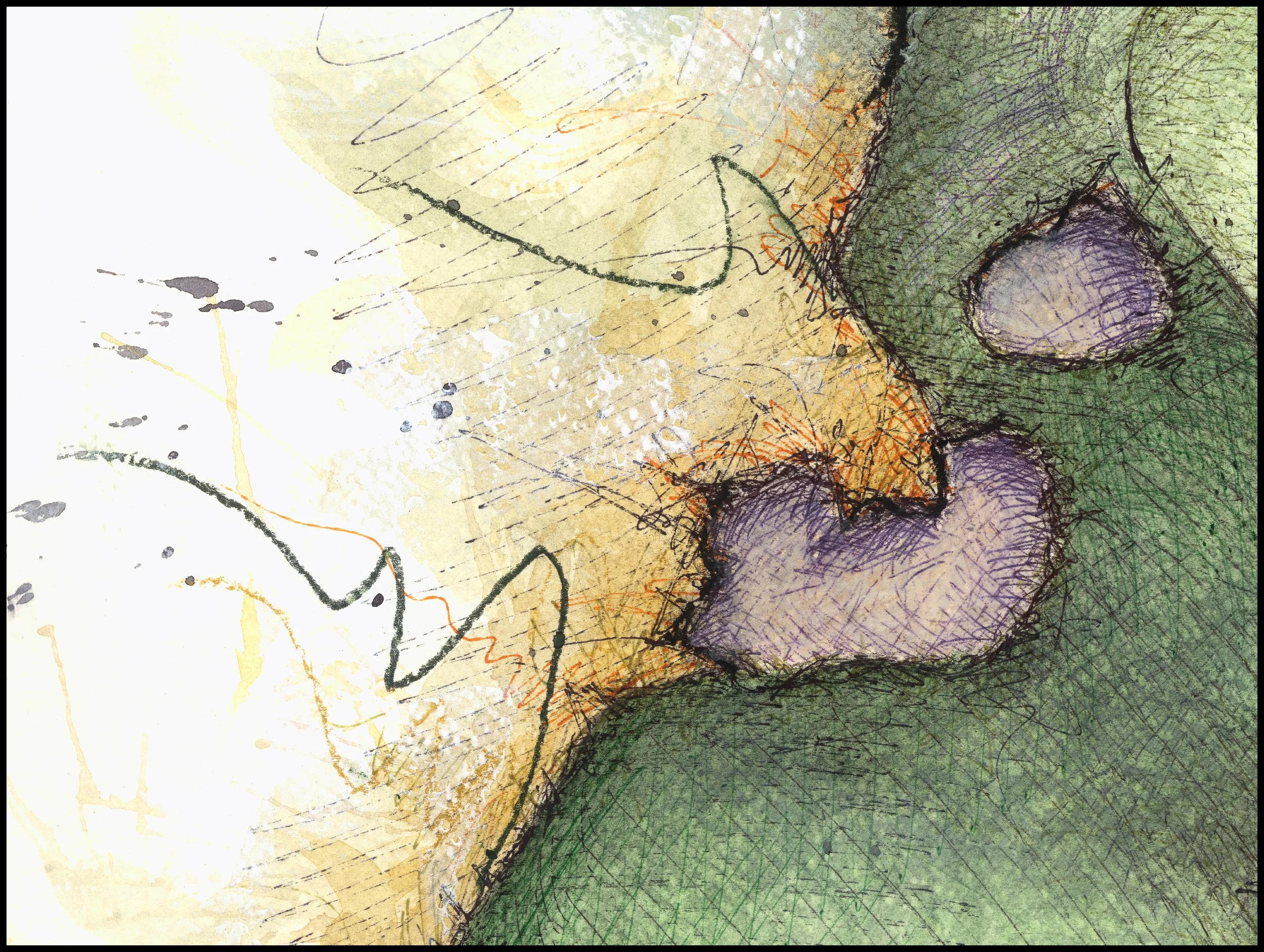 Fine art print of Hole #2 “Willow” at Prairie Dunes Country Club by Charcoal Golf.