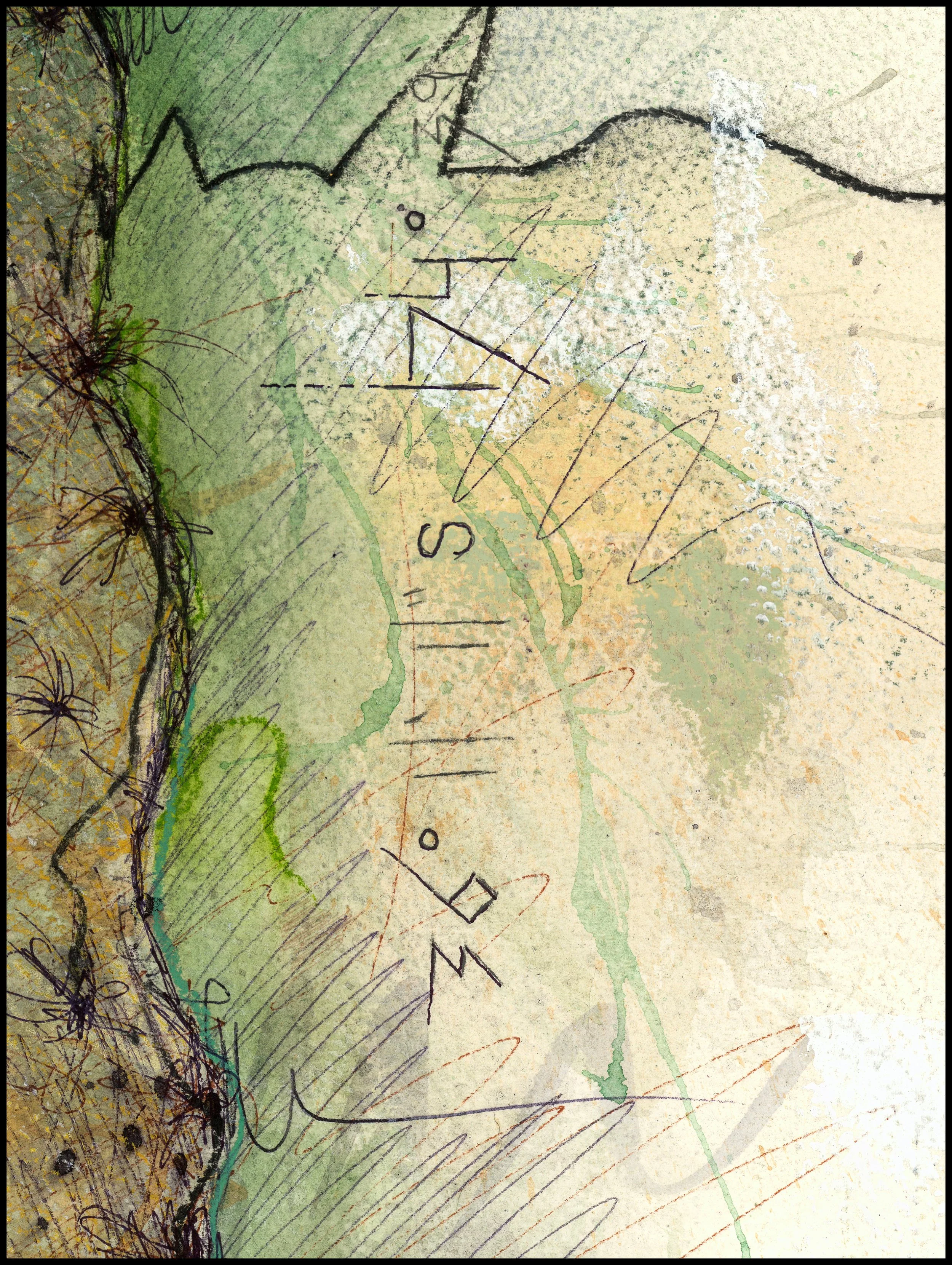 Fine art print of Hole #17 at Te Arai Links South Course by Charcoal Golf.