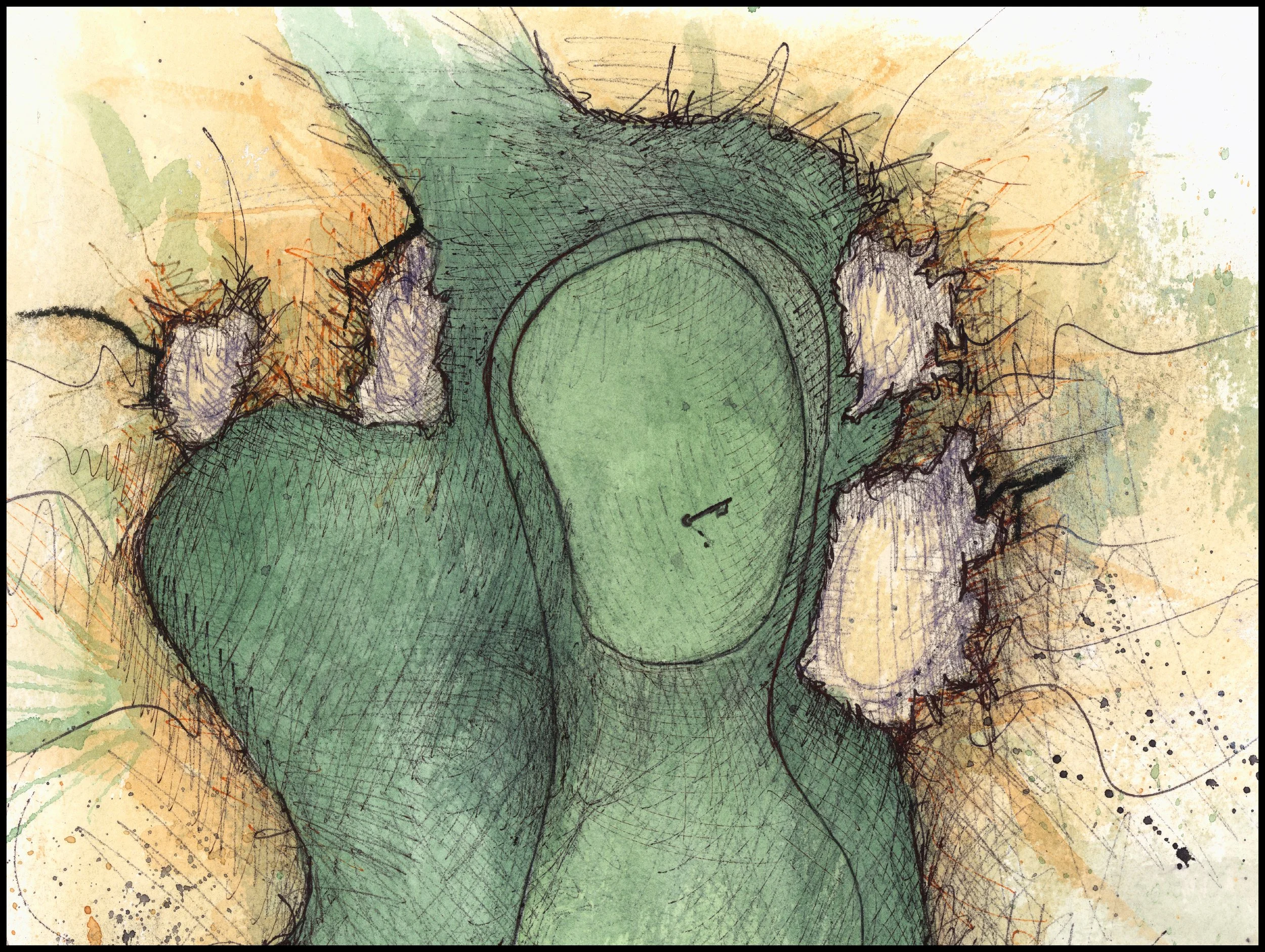 Fine art print of Hole #18 “Evening Shadow” at Prairie Dunes Country Club by Charcoal Golf.