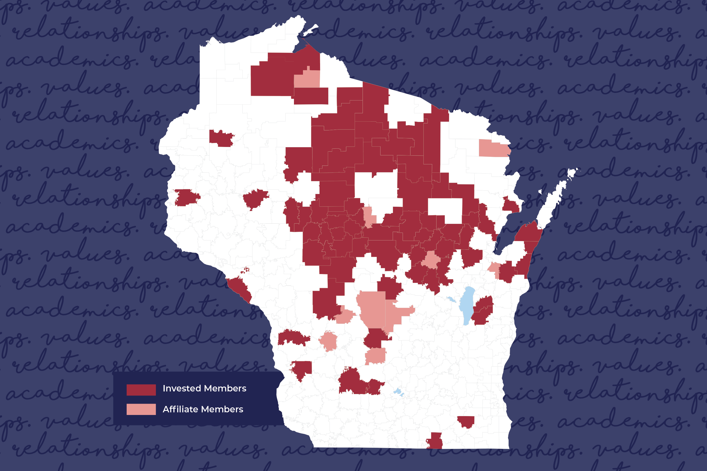 This is a map of our partner districts