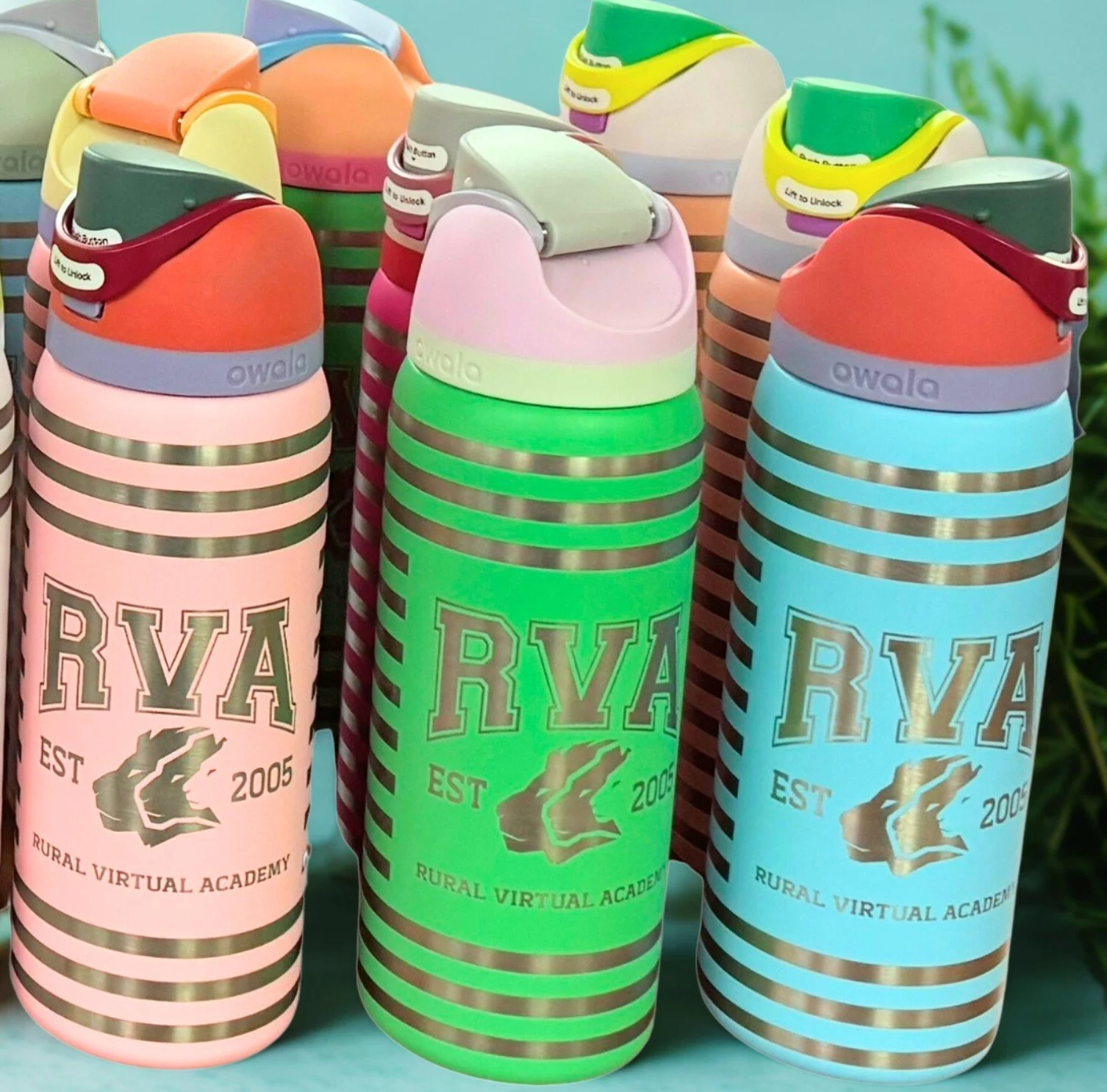 RVA Stainless Steel Owala Water Bottle