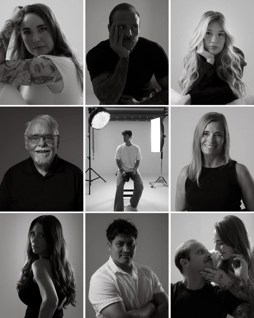 A huge thank you to everyone who came to Editorial Hour hosted by @benlauschphotography in our studio last week 📸✨ 

The best time creating black and white editorial headshots, mingling with everyone, and enjoying sushi bites handcrafted by the one 