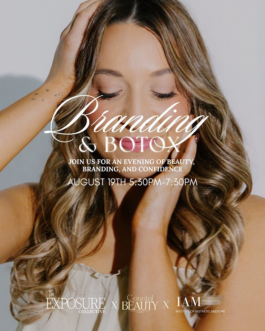 We are so excited to present Branding &amp; Botox with our amazing partners @instituteofaestheticmedicine + @coastalbeautystudio 💫

Join us on August 19th from 5:30-7:30pm, for an evening of beauty, branding &amp; confidence! Treat yourself to a fun