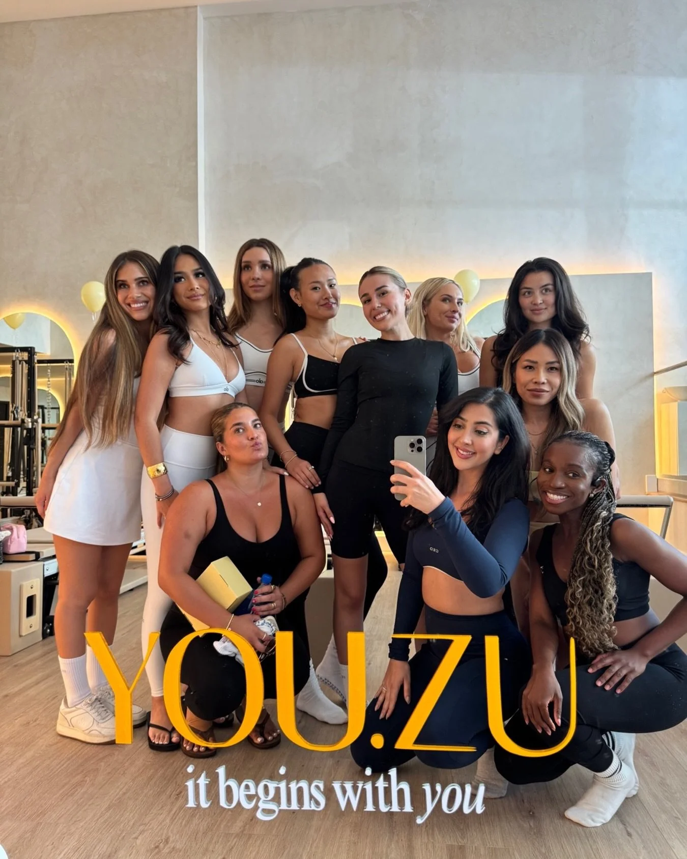 Loved creating this moment with @youzuskin 🤍 Community, movement, and feeling good, inside and out. Always grateful for collaborations like this.