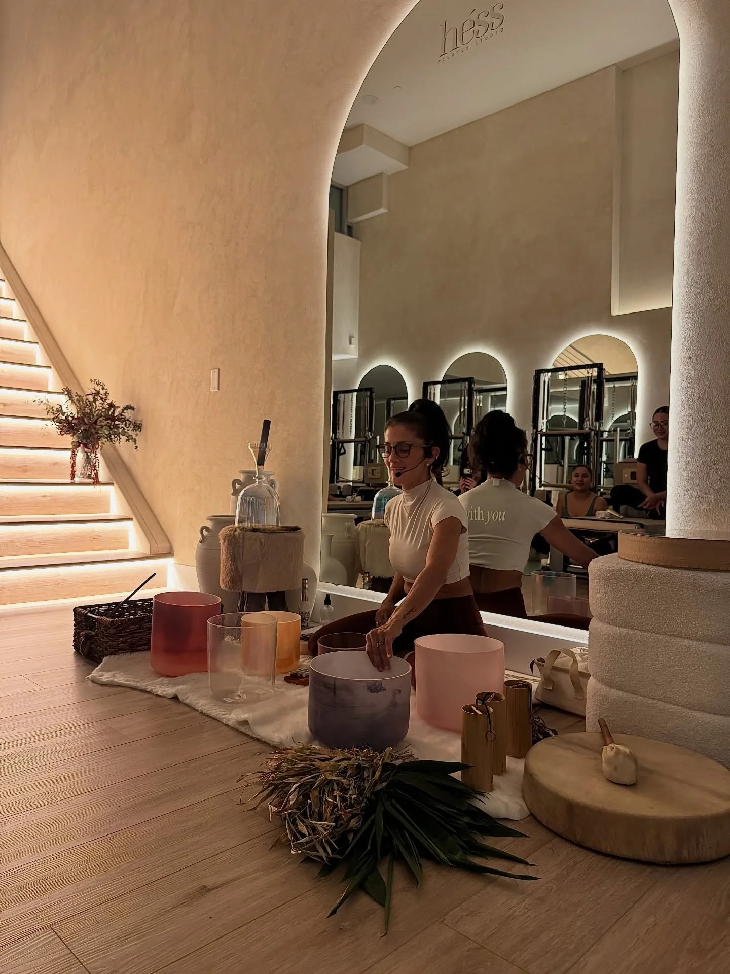 Still feeling the calm from this sound bath 🧘🏻&zwj;♀️🎼
The energy in the studio was grounding, peaceful, and so special.
Thank you to everyone who came and shared this moment with us.

Would you like us to host more sound baths like this?
Let us k