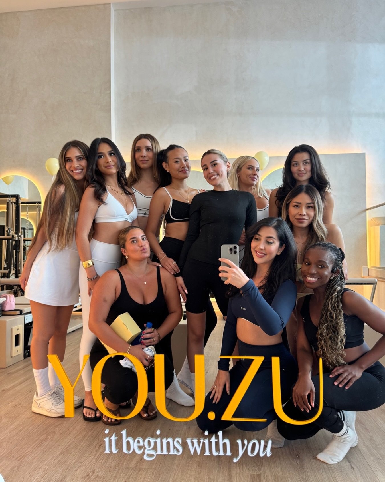 Loved creating this moment with @youzuskin 🤍 Community, movement, and feeling good, inside and out. Always grateful for collaborations like this.