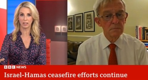 Discussing the impasse in ceasefire efforts with BBC World News, 12 June 2024