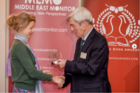 The Director presents shortlist prizes at 3rd Annual Palestinian Book Awards, London 6th November 2014