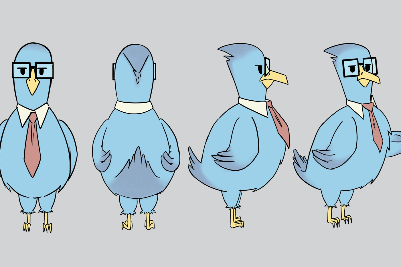 Twit Character Design