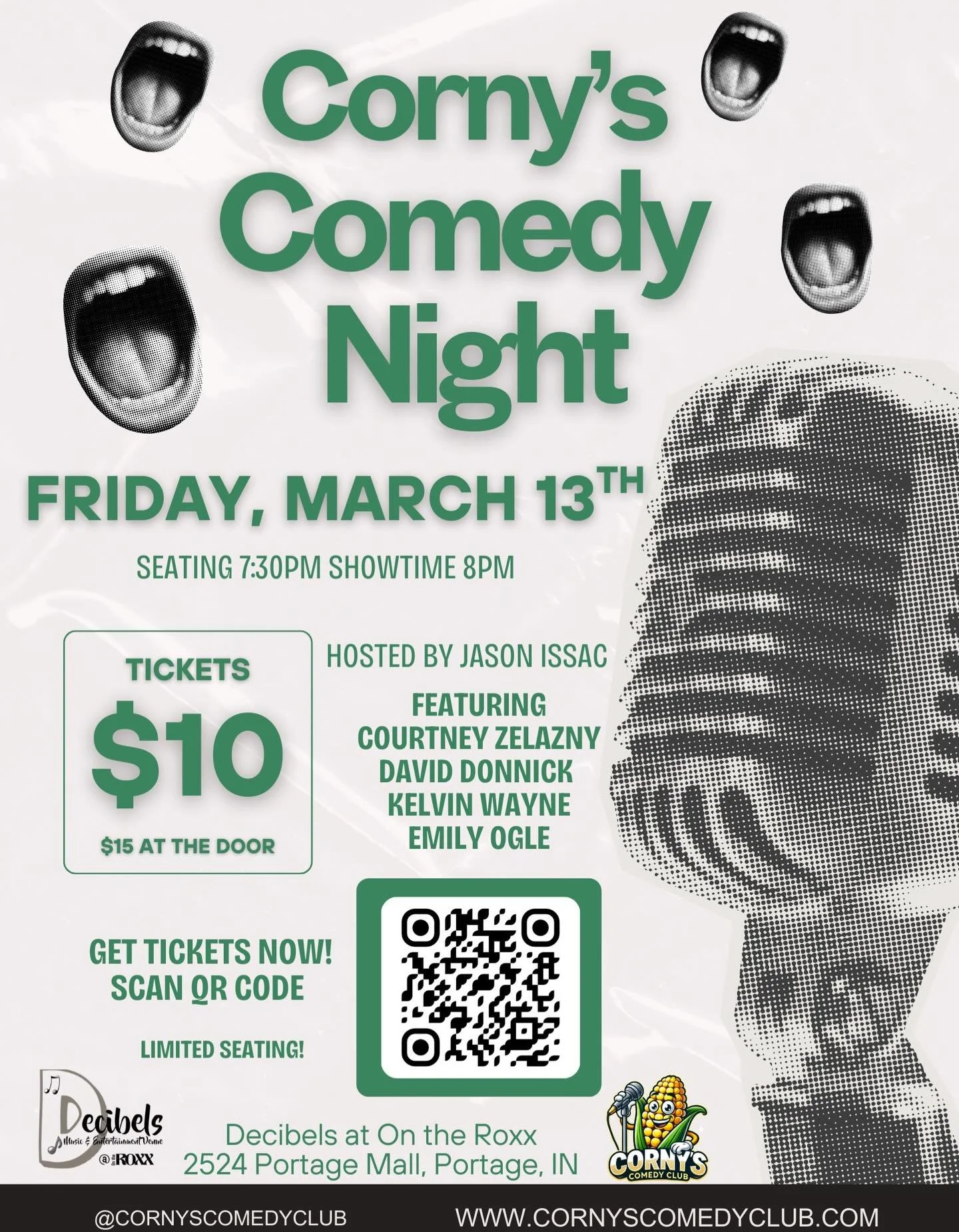 Next Friday at @decibelsatroxx is STACKED 🔥

$10 tickets right now.
$15 at the door.

Don&rsquo;t be the &ldquo;I&rsquo;ll just pay at the door&rdquo; person.
Secure your seat 👀