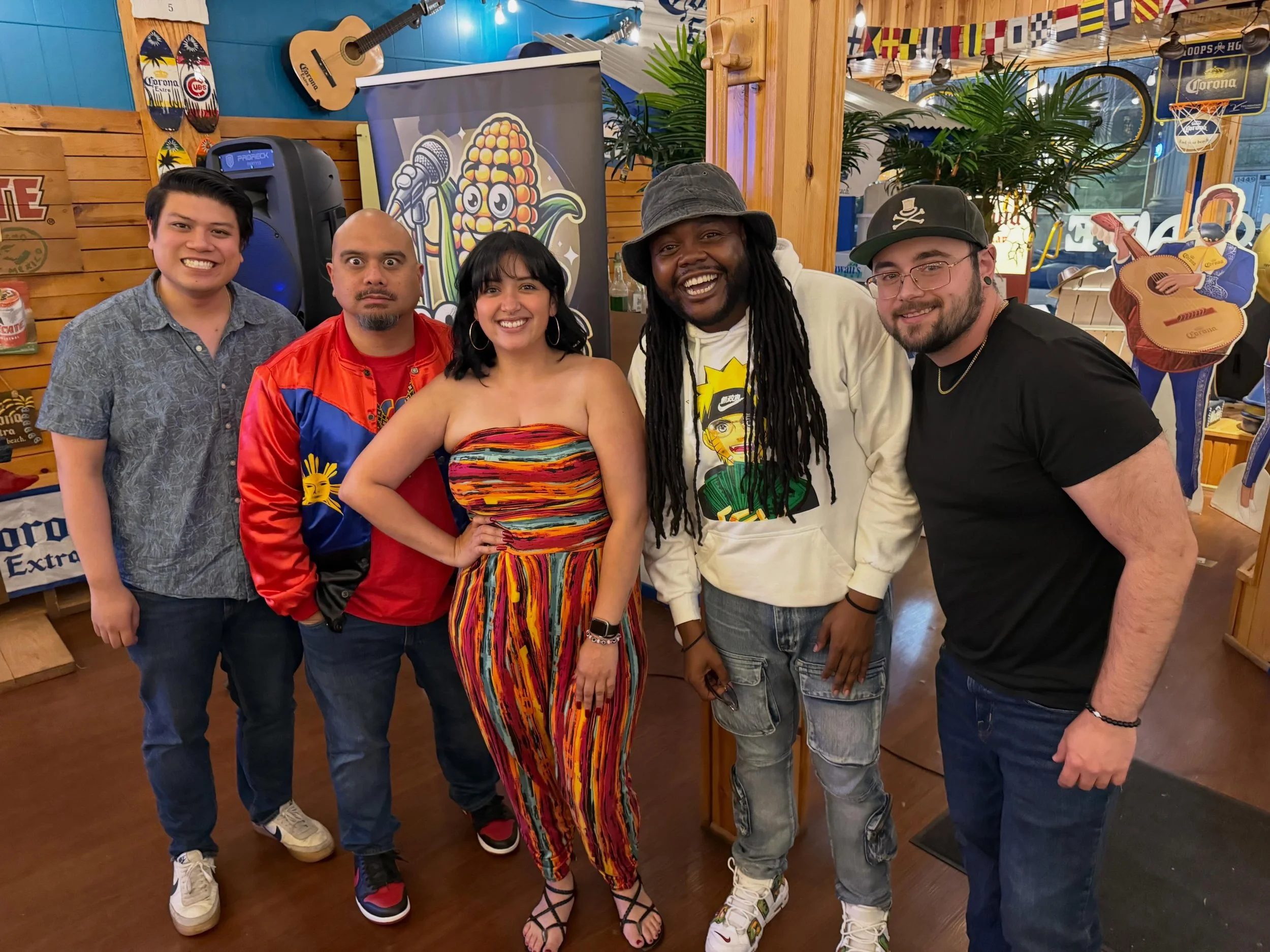 What a way to wrap up May! 🌮😂

Our show at Taco Dive on Saturday was filled with great tacos, big laughs, and even a surprise visit from the Whiting Police Department! Thank you to everyone who came out and made it such a fun night.

We&rsquo;re lo