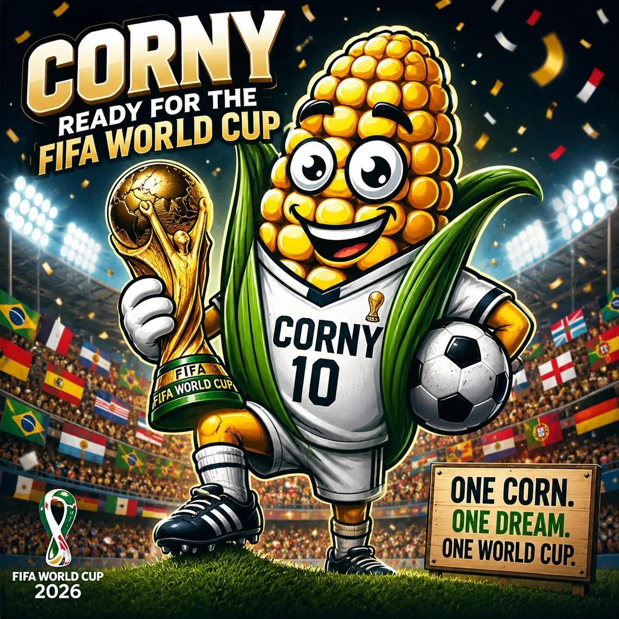 🌽🏆 FIFA may have the World Cup, but Northwest Indiana has Corny&rsquo;s Comedy Club.
Different game. Same goal:
Leave with a win and a smile.

#FIFA #CornysComedyClub #ComedyNight #LaughCup NorthwestIndianaComedy