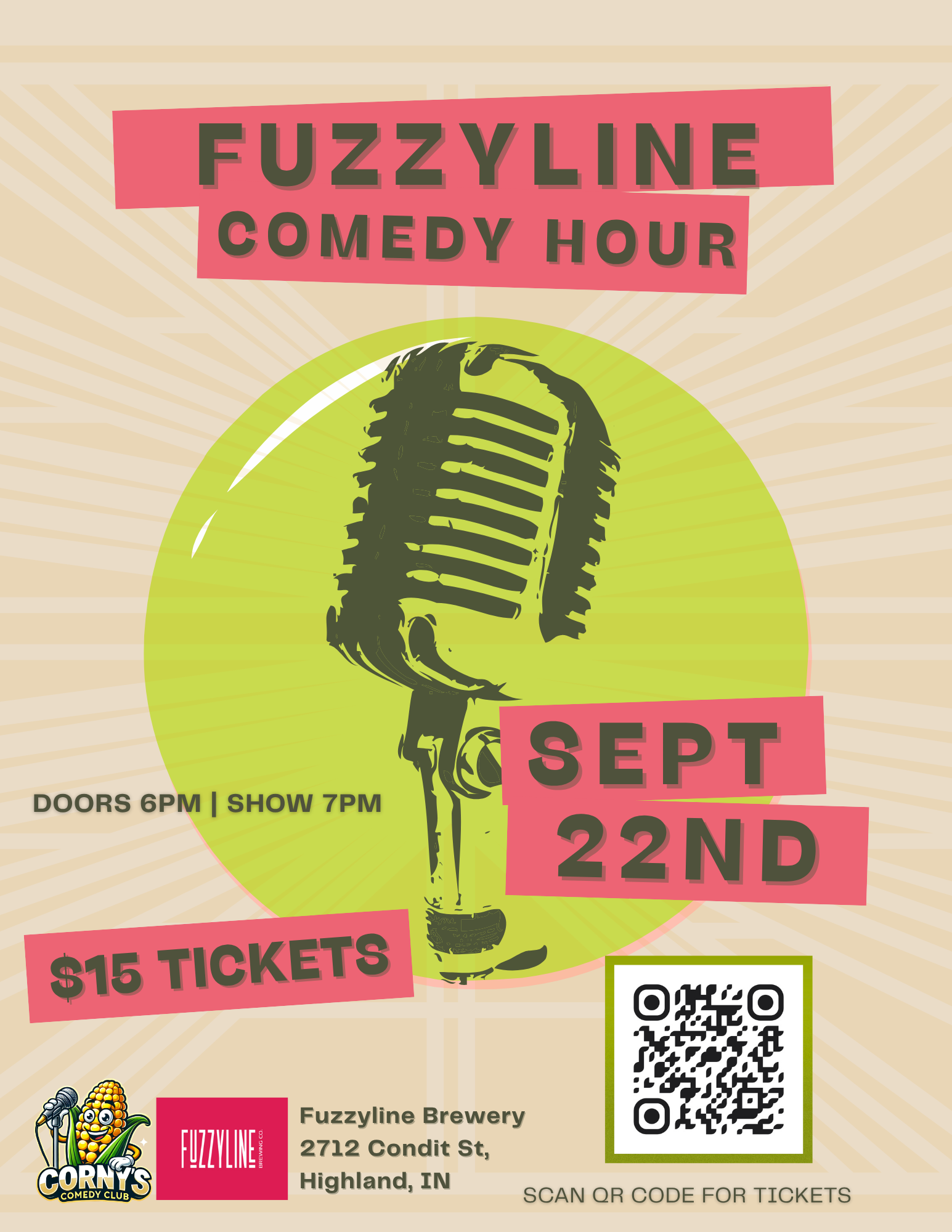 Fuzzyline Comedy Hour 9.22.26
