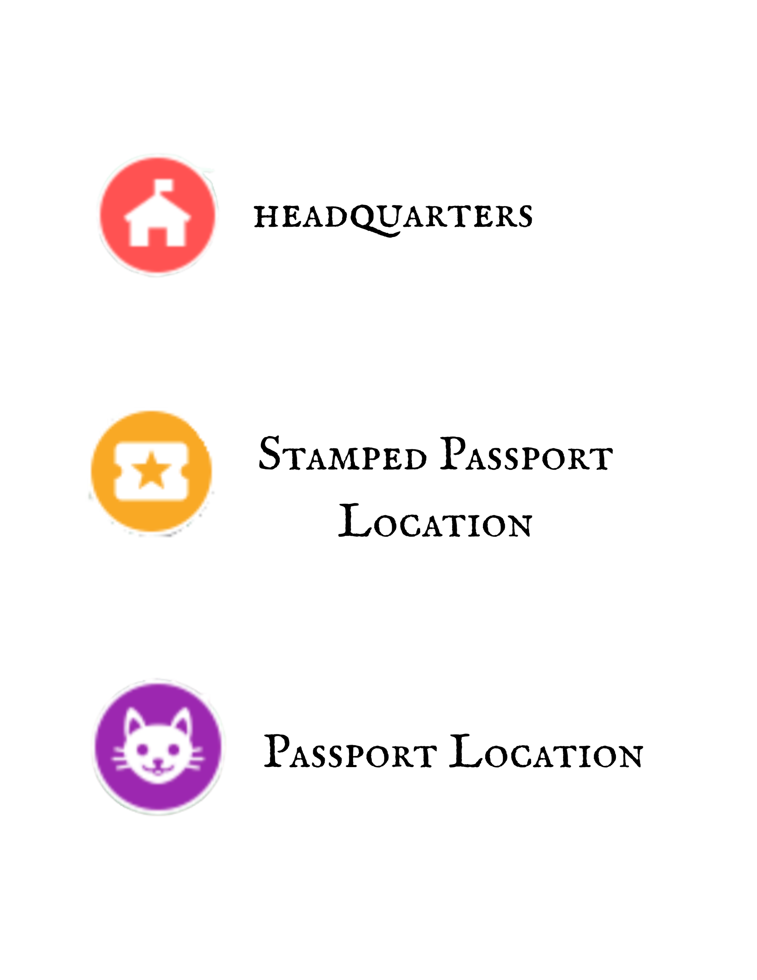 Image showing a ranking system with three categories: 'Newcomer' with a red house icon, 'Pro' with an orange star icon, and 'Expert' with a purple cat icon.