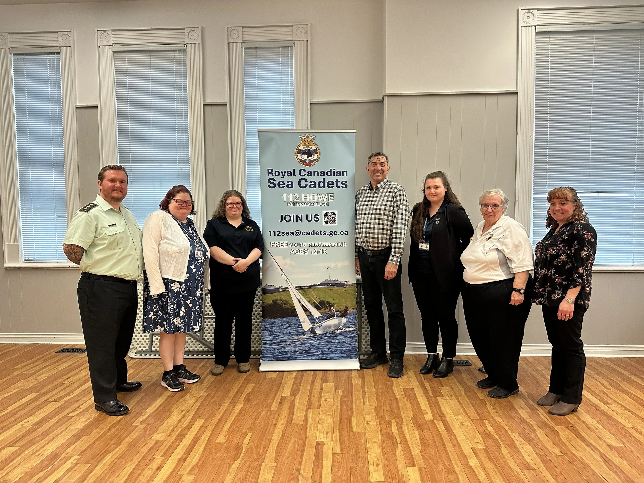 Peterborough Branch Executives at AGM with special guests in April 2026.