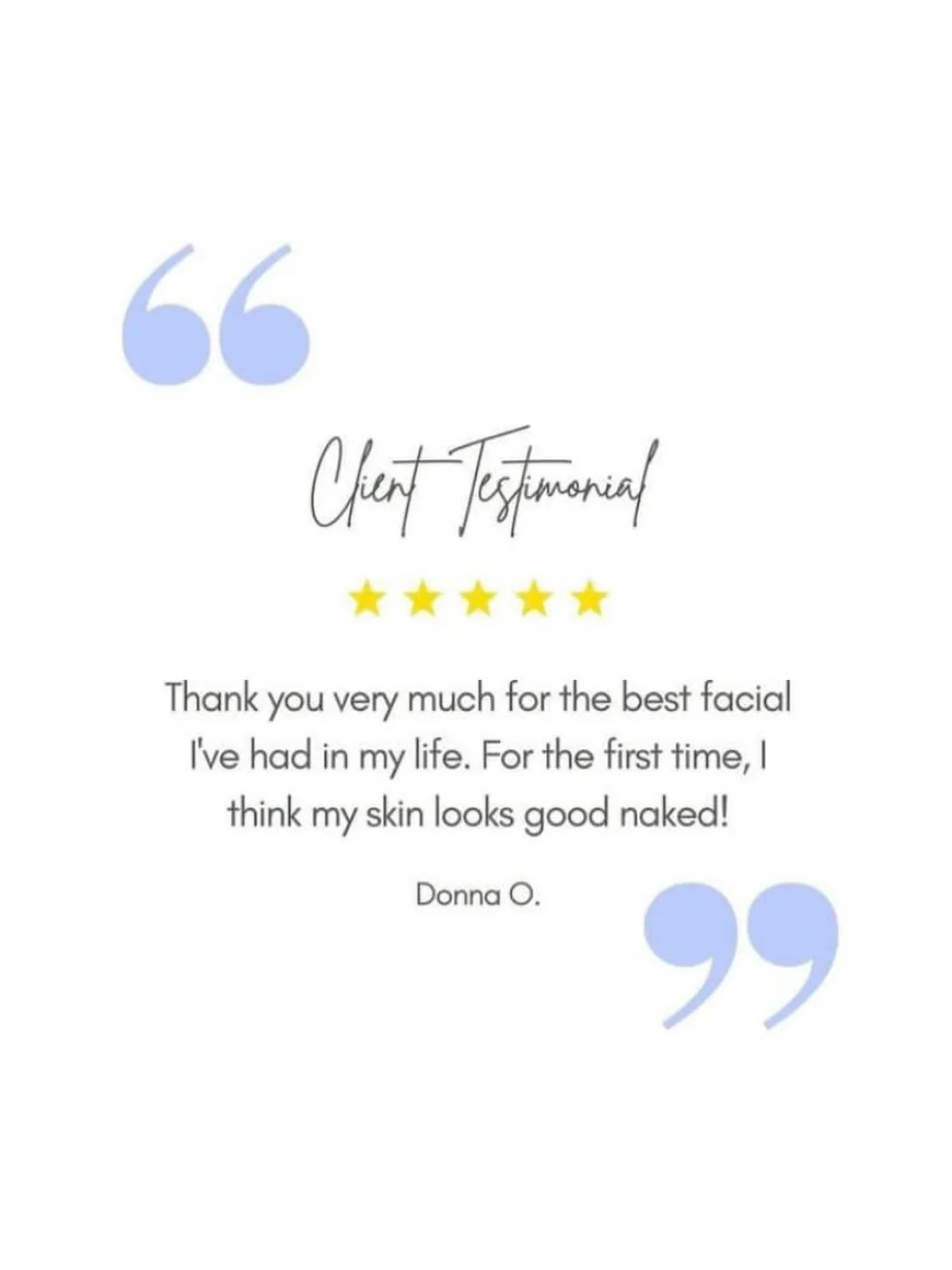 I love making a difference in how clients see themselves. It always feels so satisfying to hear them talk positively about how they look after a facial. ❤️

Seems like, as women, our egos expect perfection in how we look. Society has encouraged it.

