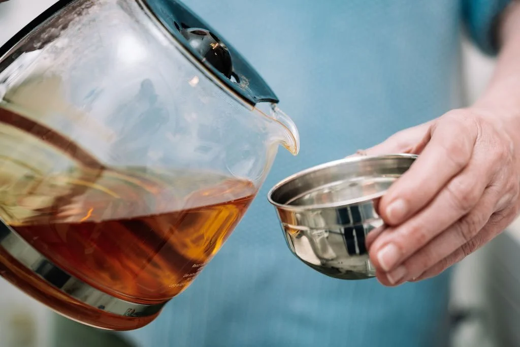 Chamomile dried flowers freshly brewed to use in today&rsquo;s facials. 🌼🌼🌼

#facialskincare#skintreatments#herbsforhealth#alamedaca#alameda