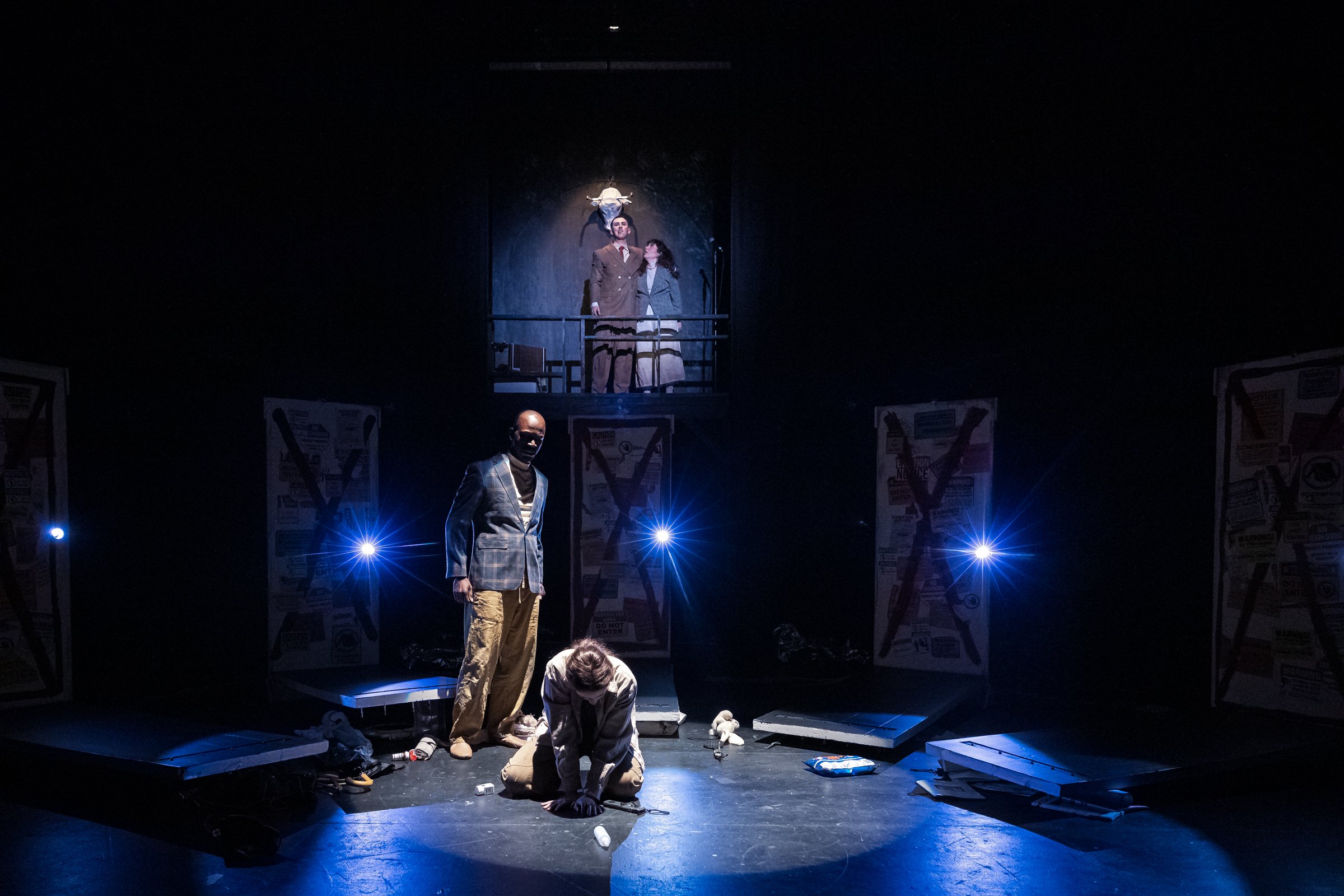 STARRY EYES Directed by Lars Montanaro.
An Experimental Ensemble Theater Piece about Greek mythology and how the society has disregarded the people in needs.