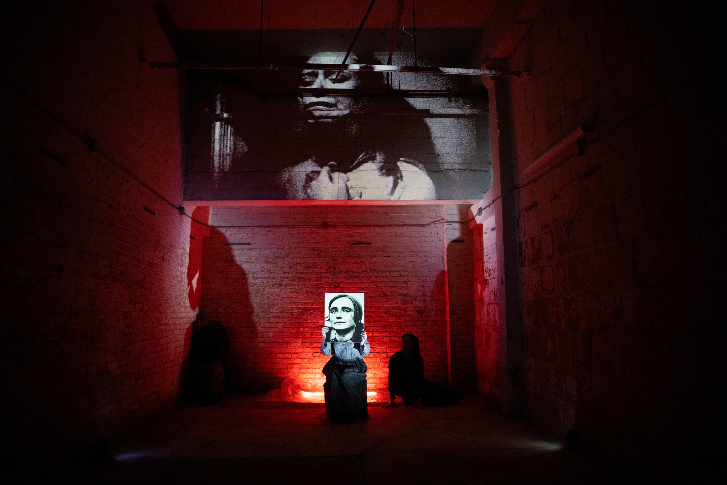 SUBTERRANEAN MEMORIES by Dir. Irina kruzhilina Experimental Site Specific Piece done in a Abandoned Art Basement from the damage of Hurricane Sandy. At Westbeth, NYC.