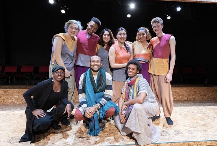 EMERGENT STRATEGY by Dir. Jonathan Mccrory. An Immersive Experimental Ensemble work inspired by the book, Emergent Strategy by Adrienne Maree Brown.