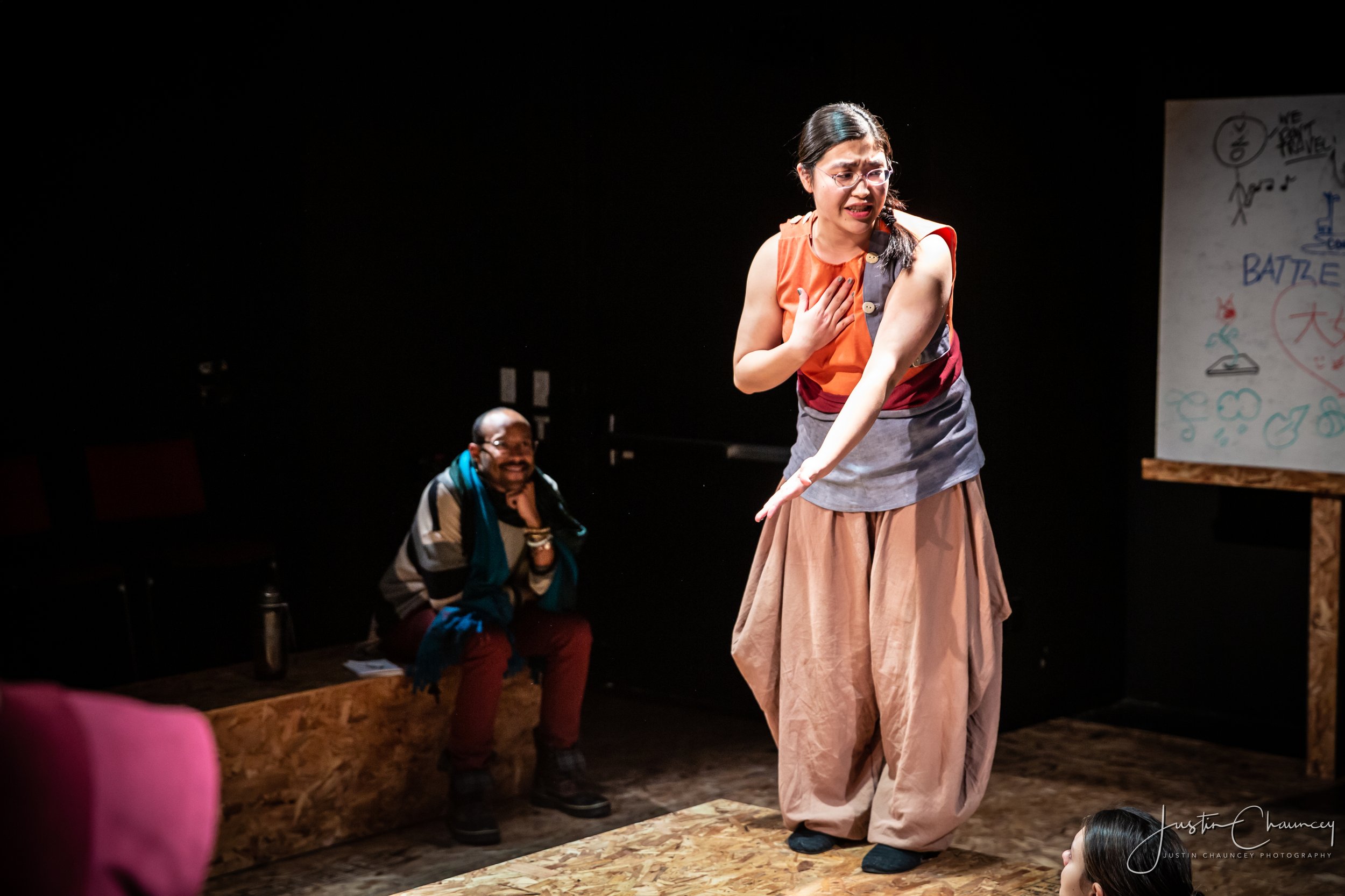 EMERGENT STRATEGY by Dir. Jonathan Mccrory. An Immersive Experimental Ensemble work inspired by the book, Emergent Strategy by Adrienne Maree Brown.